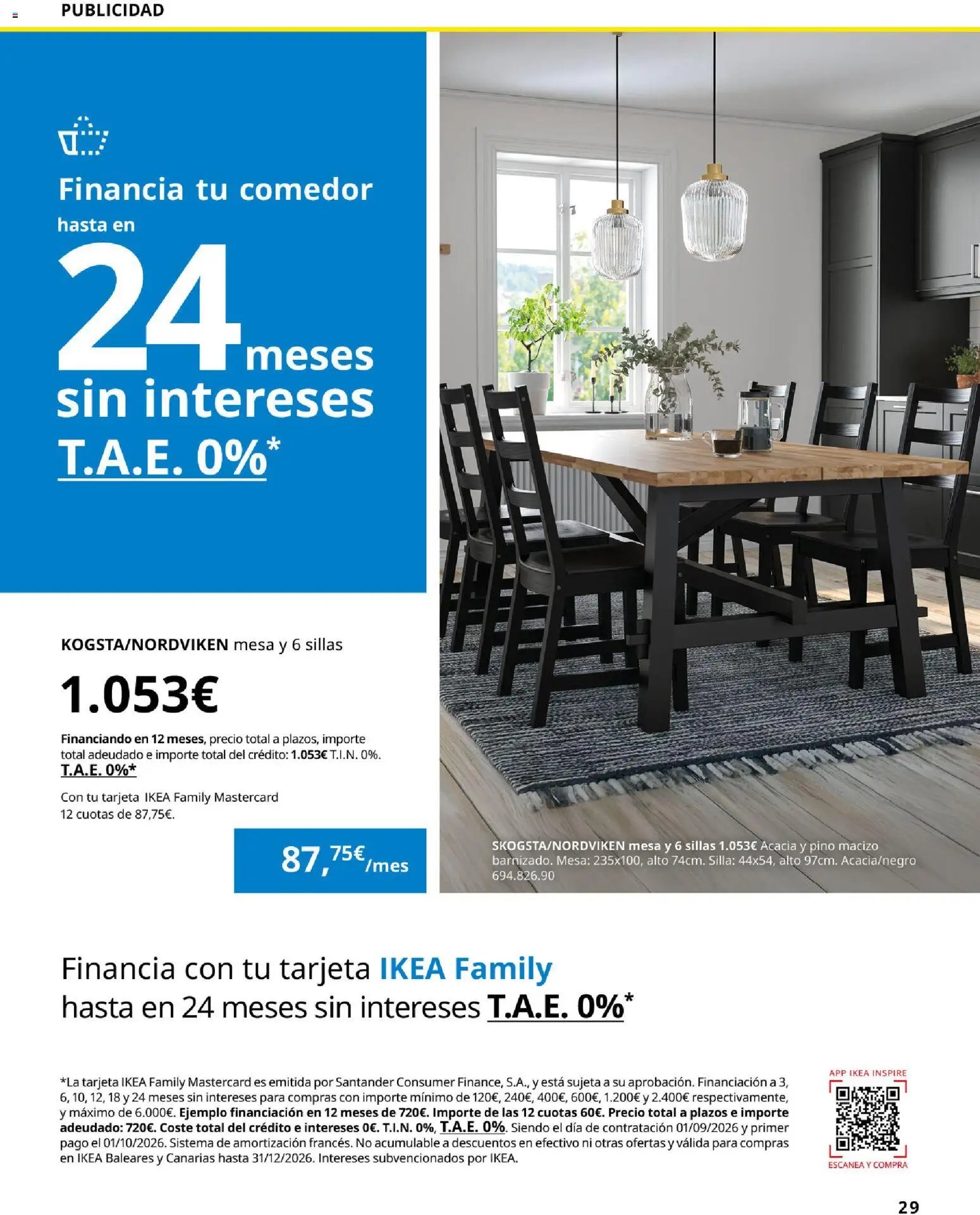Catálogo IKEA Comedores