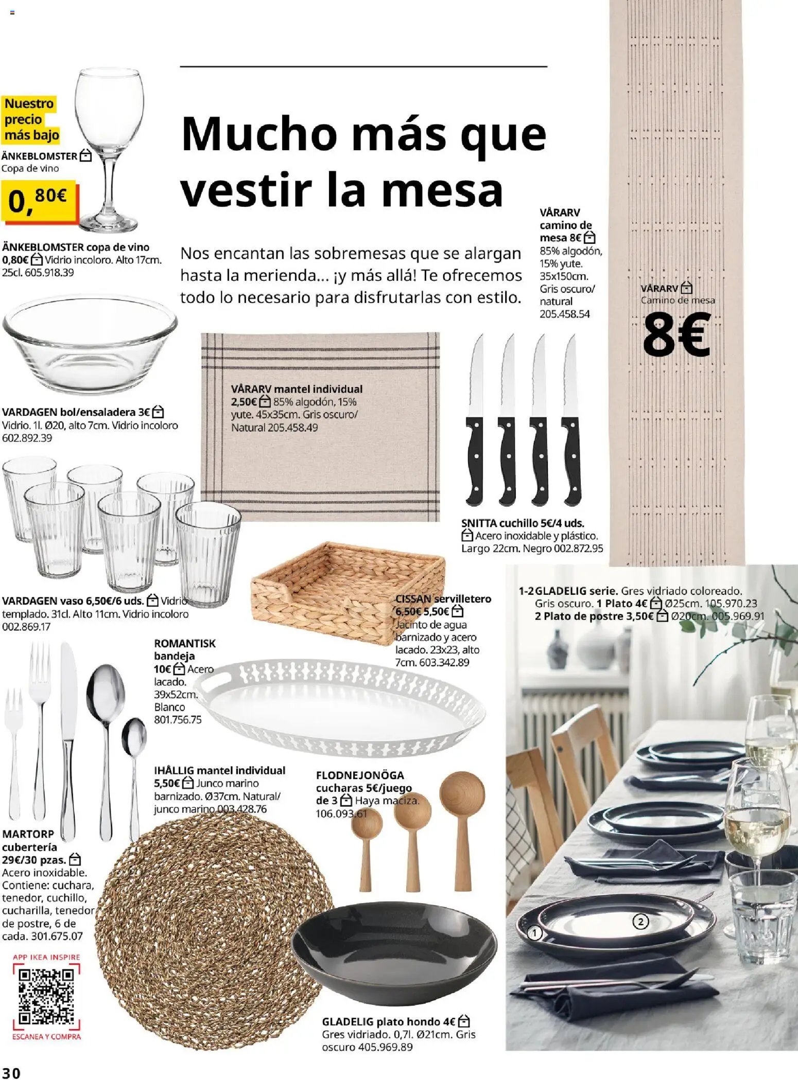 Catálogo IKEA Comedores