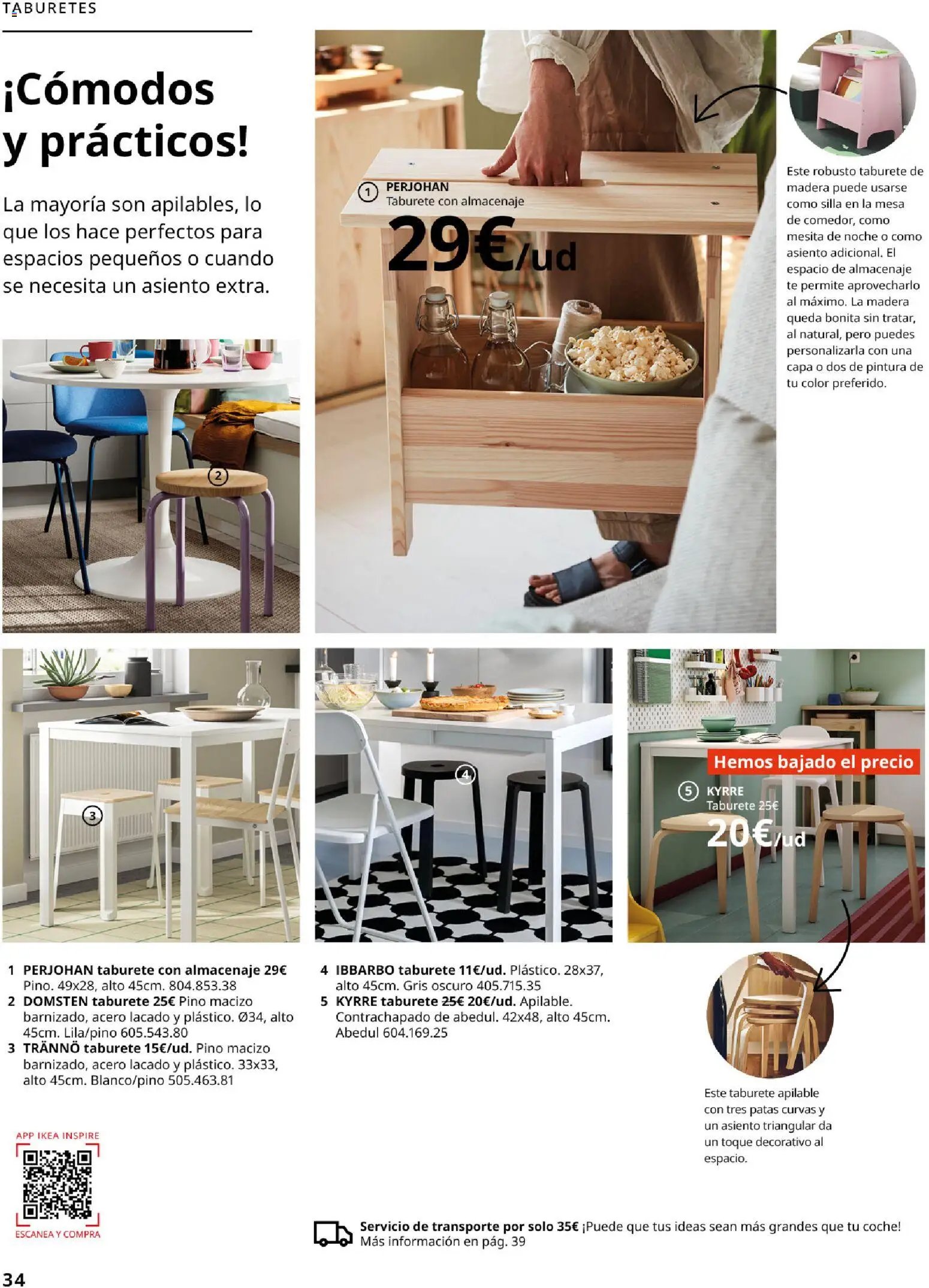 Catálogo IKEA Comedores