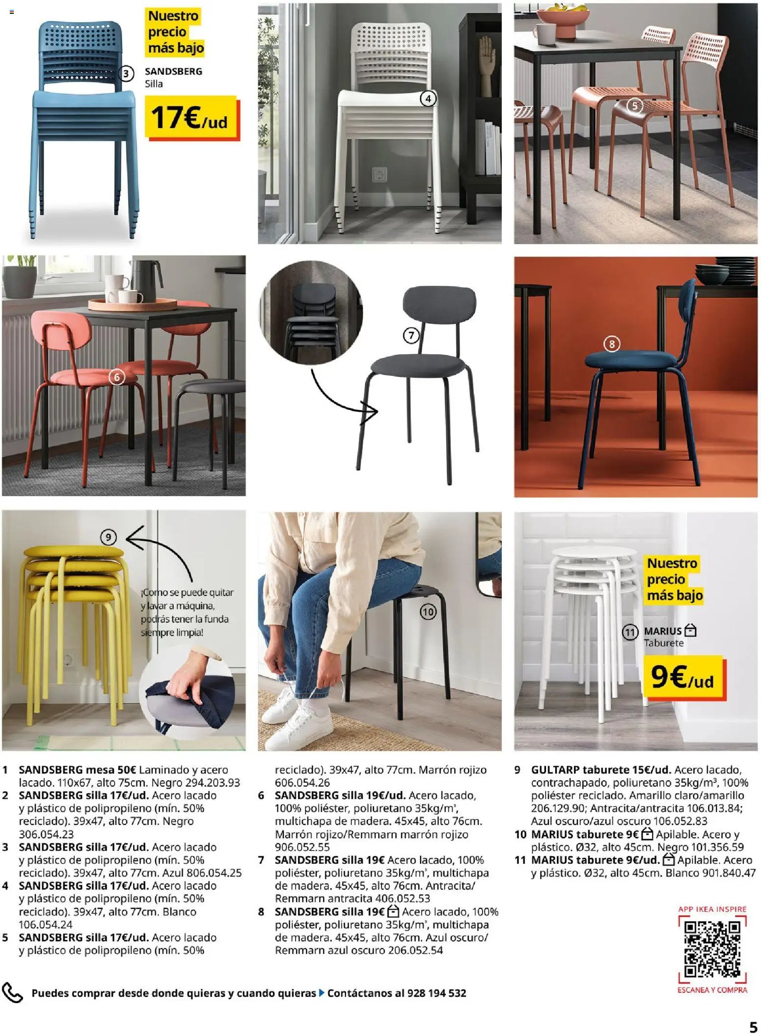 Catálogo IKEA Comedores