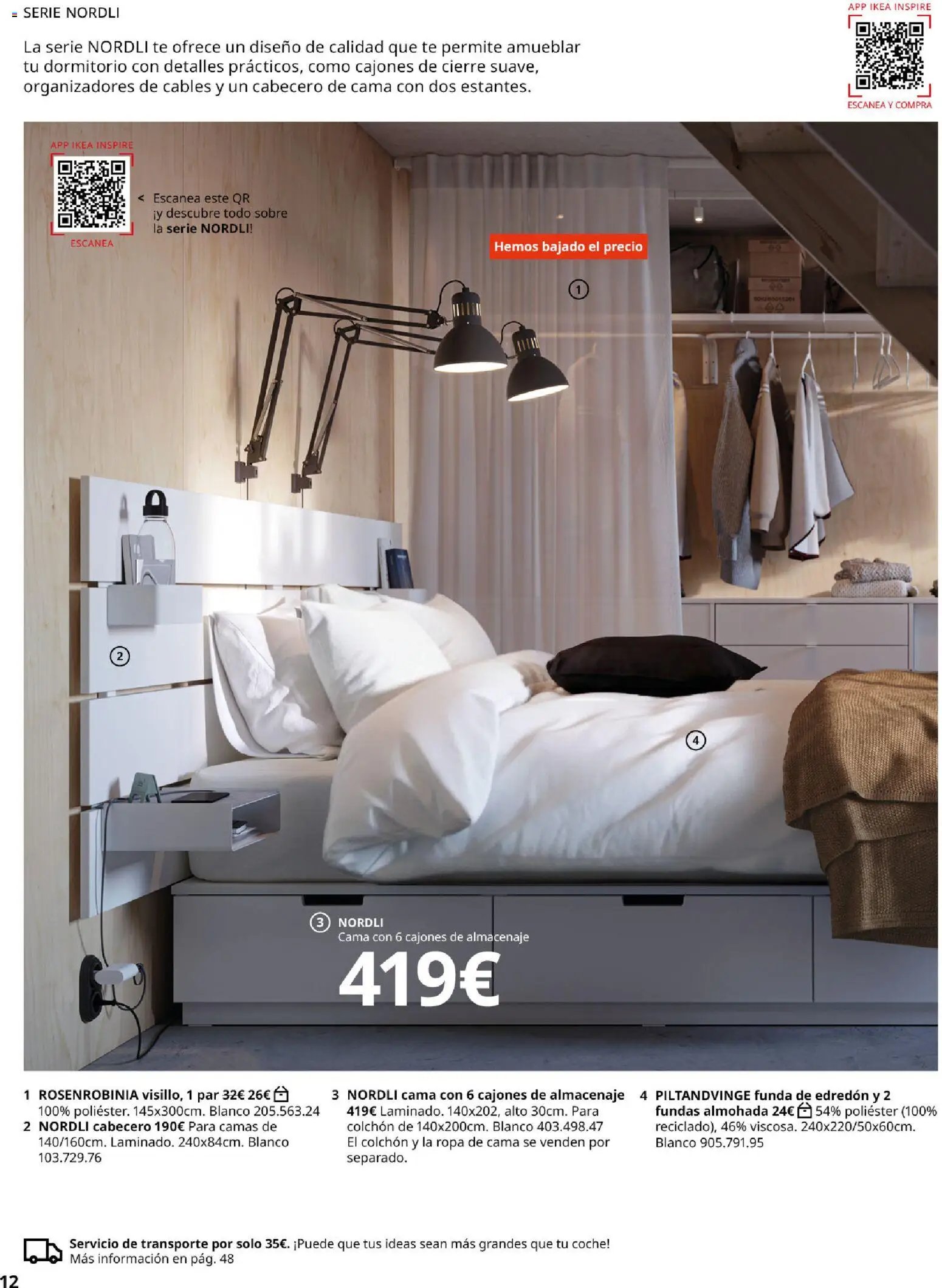 Catálogo IKEA Muebles para el dormitorio