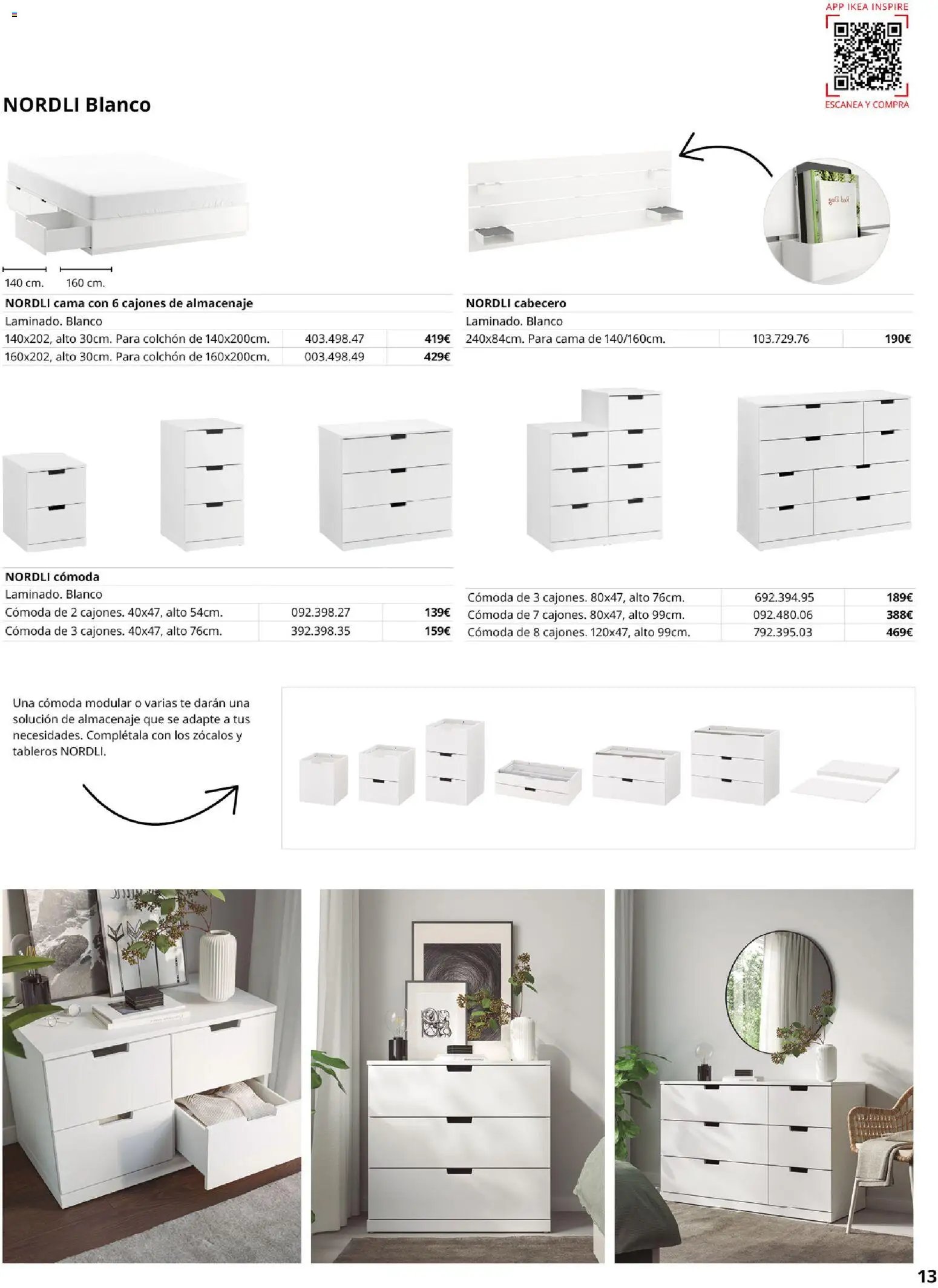 Catálogo IKEA Muebles para el dormitorio