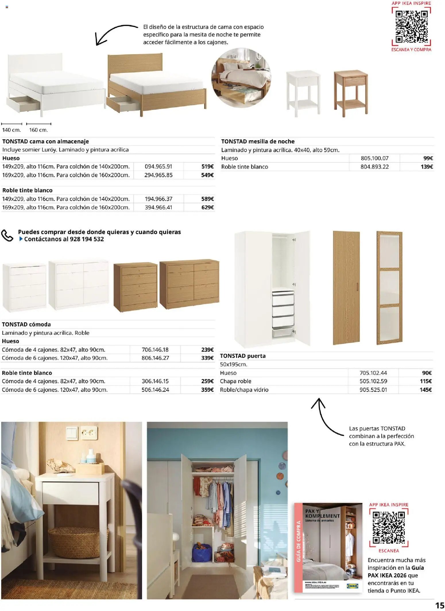 Catálogo IKEA Muebles para el dormitorio