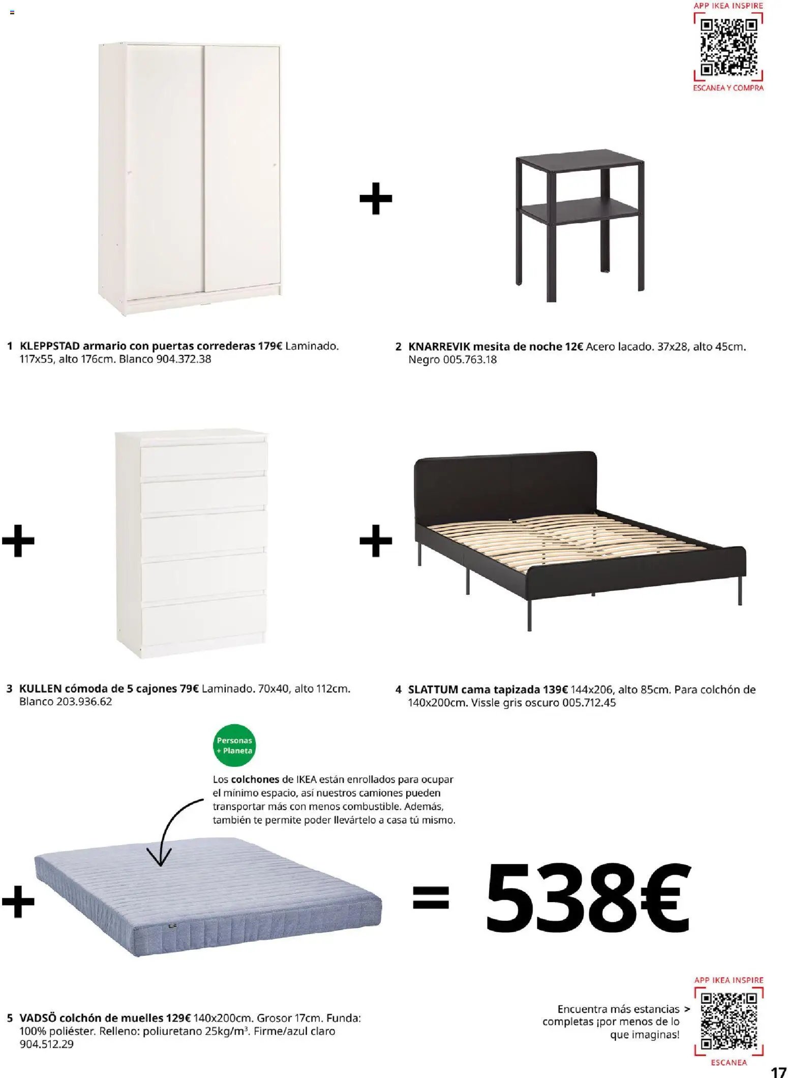 Catálogo IKEA Muebles para el dormitorio