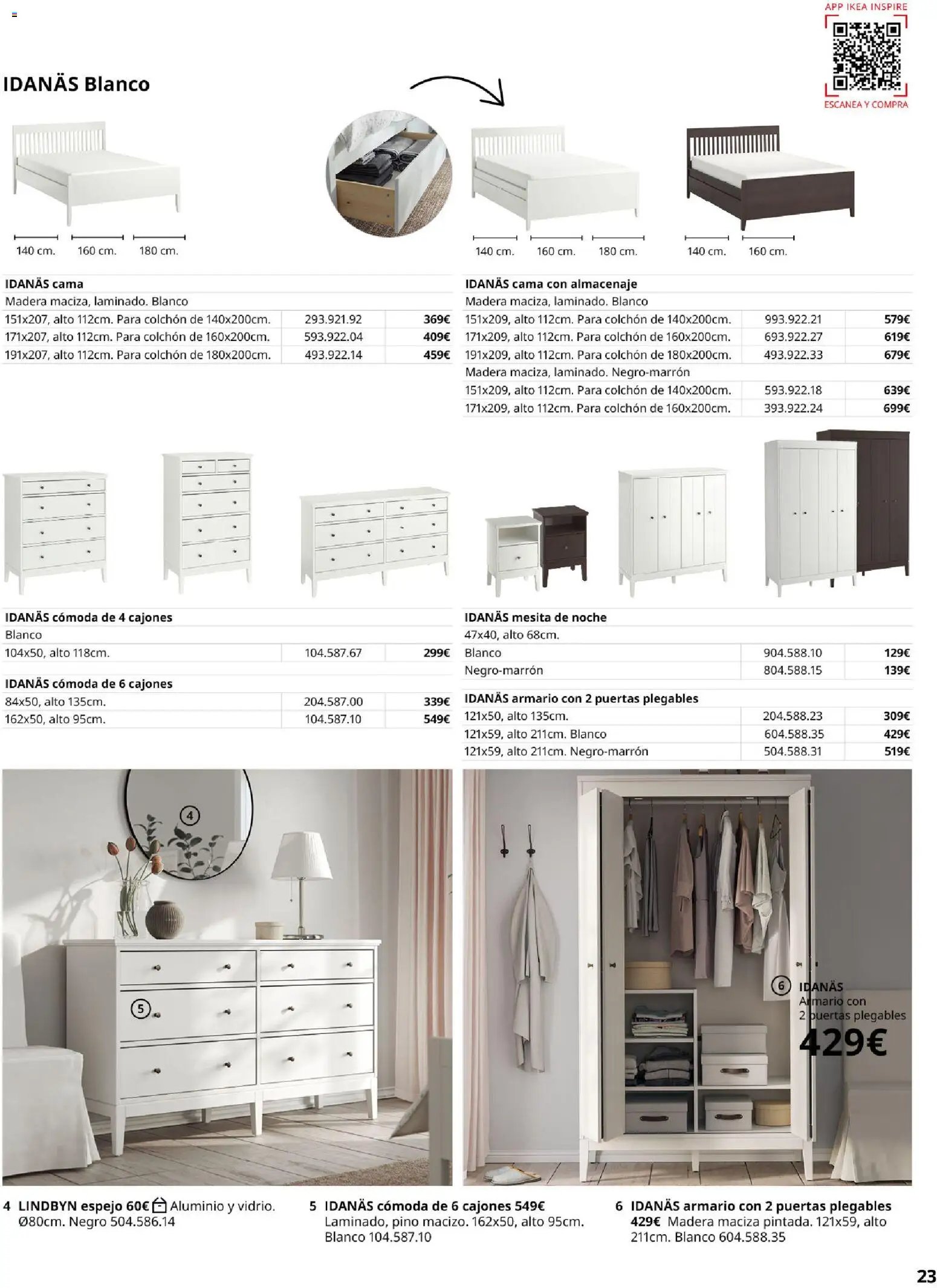 Catálogo IKEA Muebles para el dormitorio