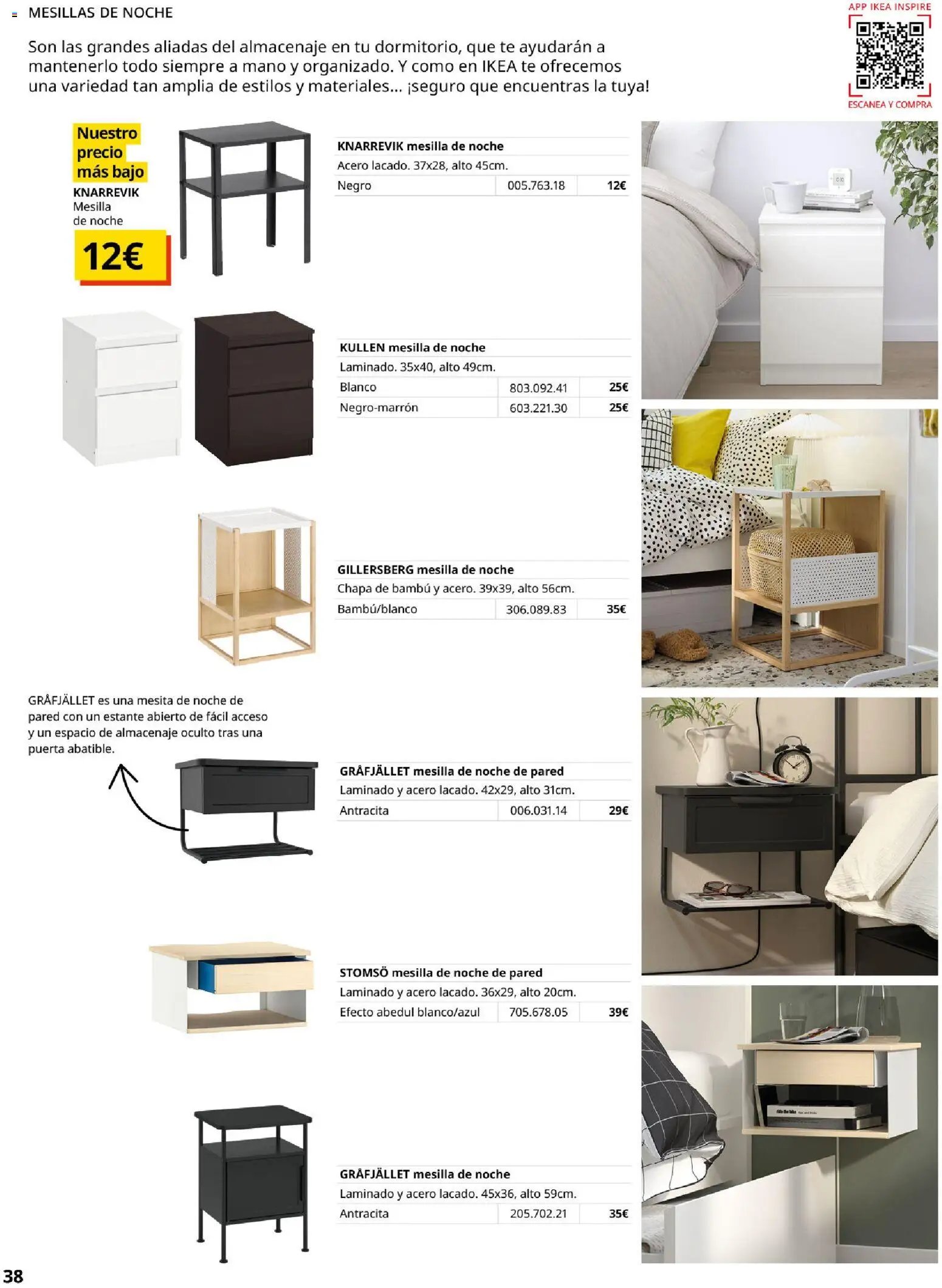 Catálogo IKEA Muebles para el dormitorio