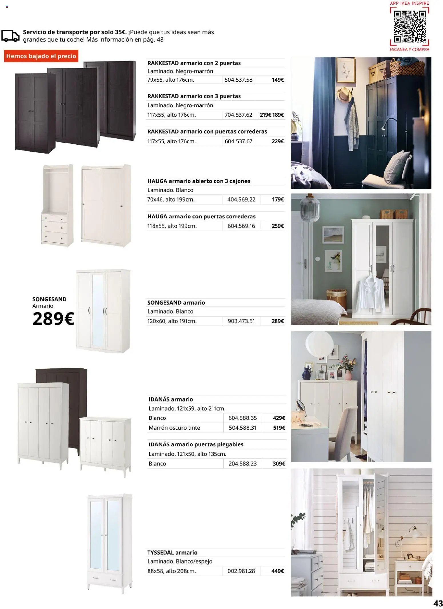 Catálogo IKEA Muebles para el dormitorio