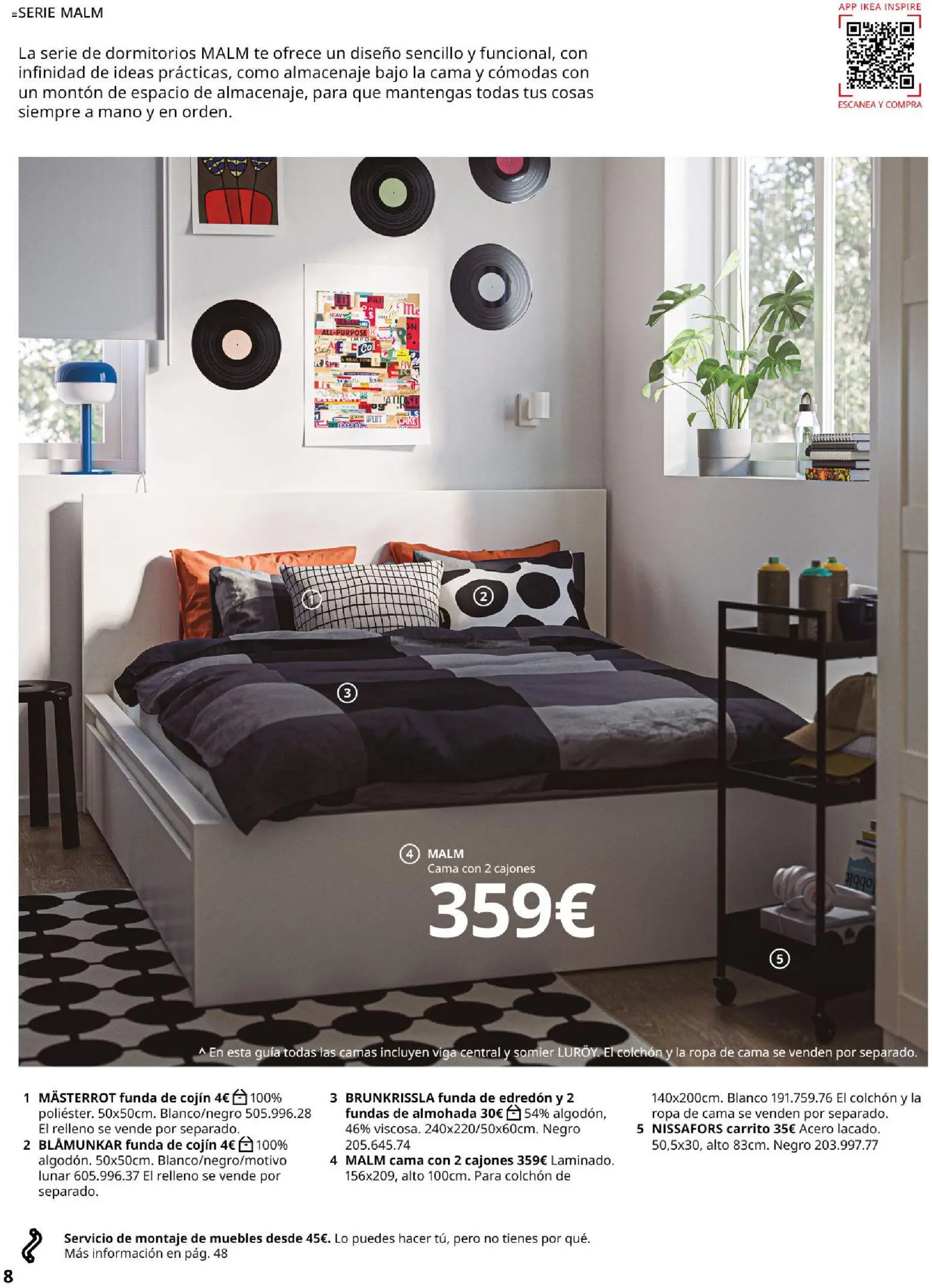 Catálogo IKEA Muebles para el dormitorio