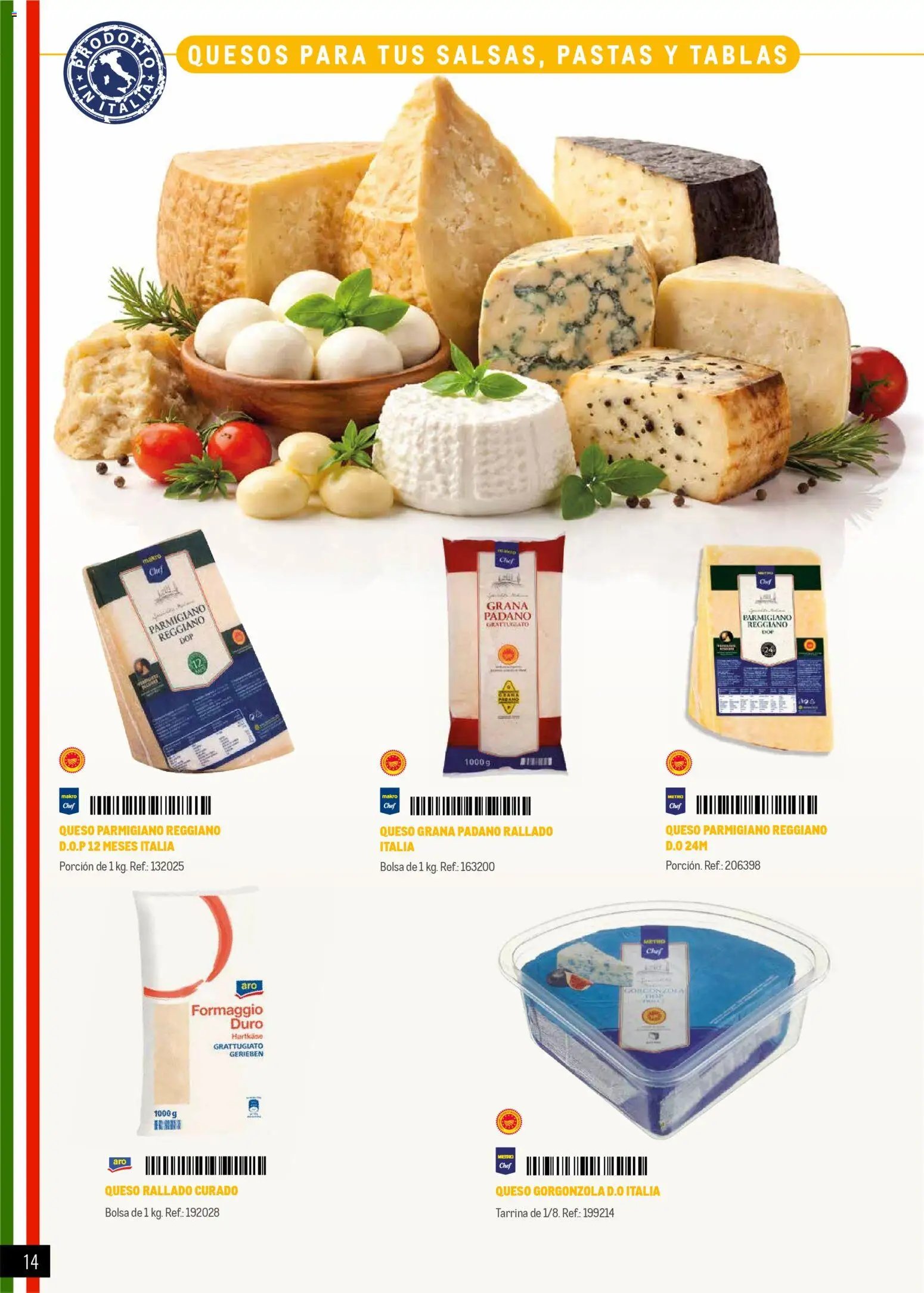 Makro Restaurantes italianos Norte