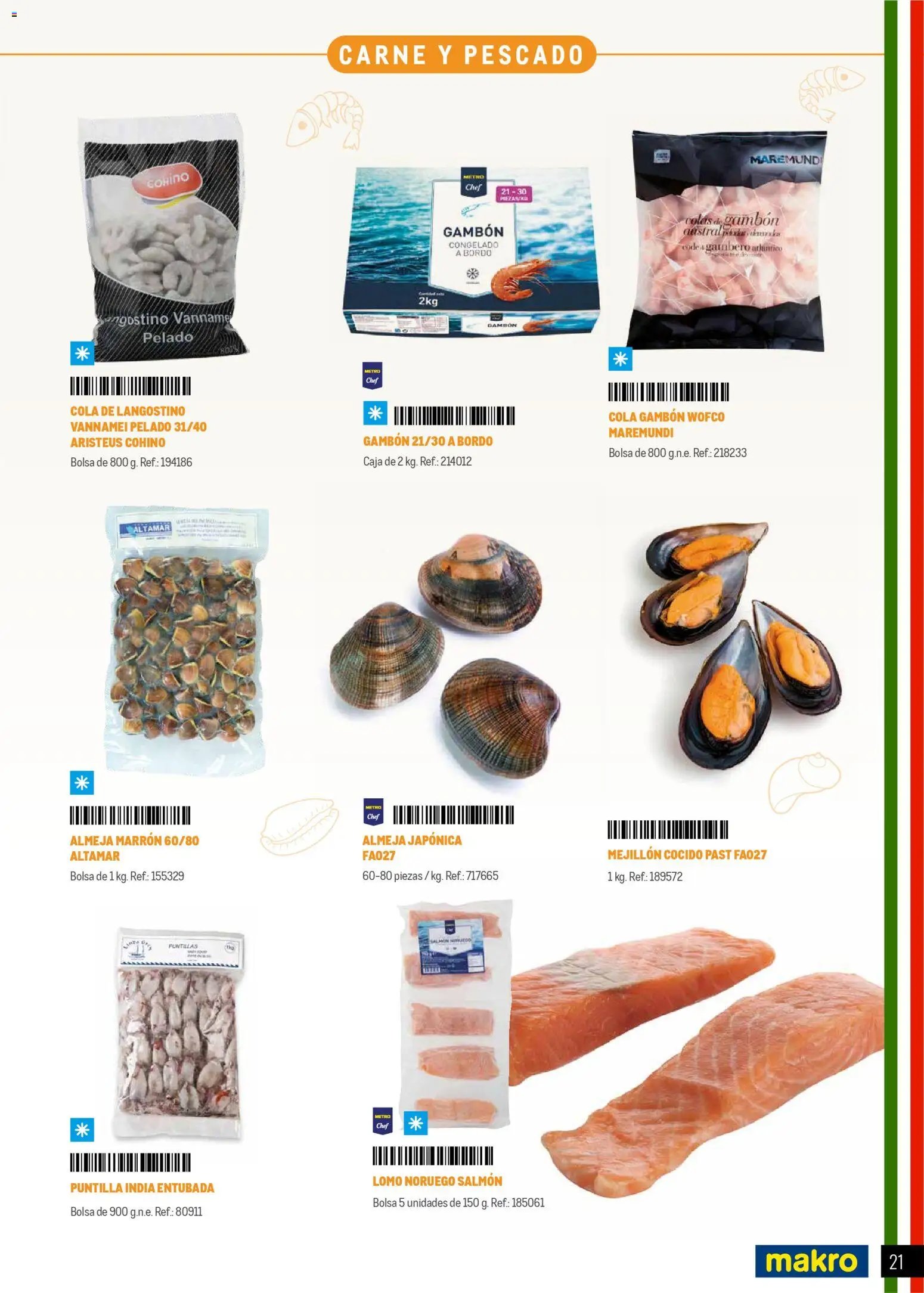 Makro Restaurantes italianos Norte