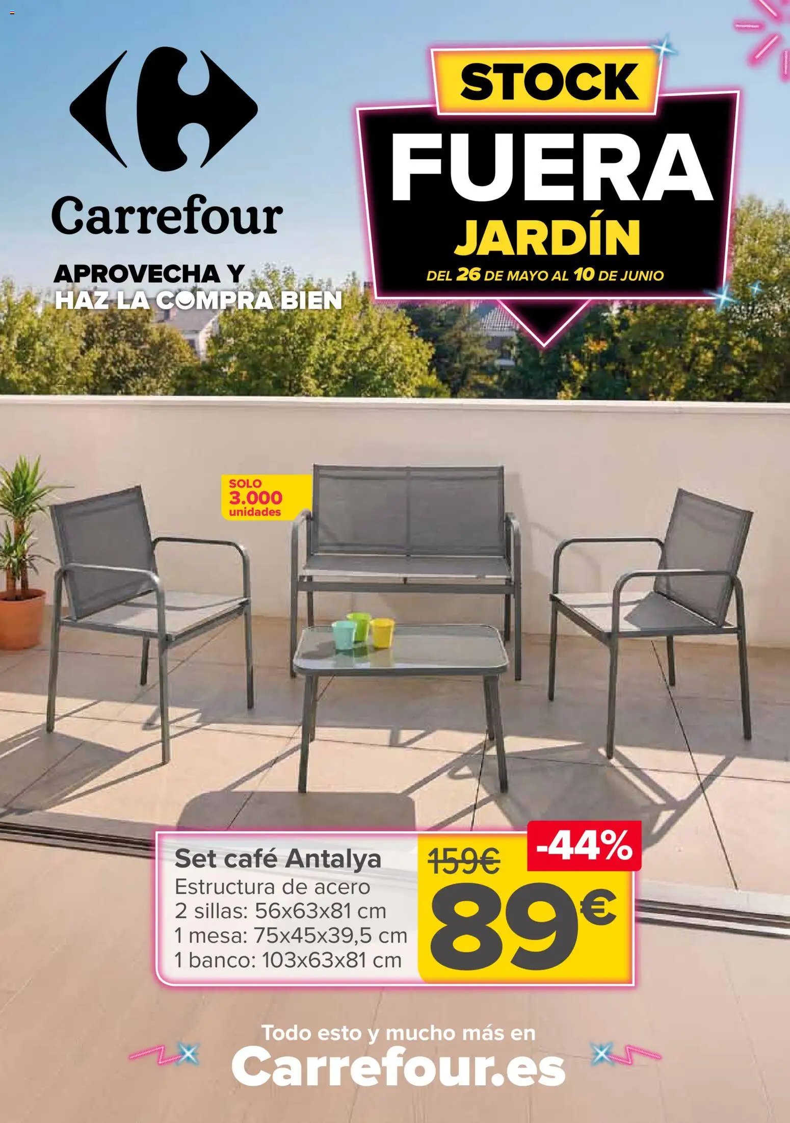 Carrefour Stock Fuera Jardin