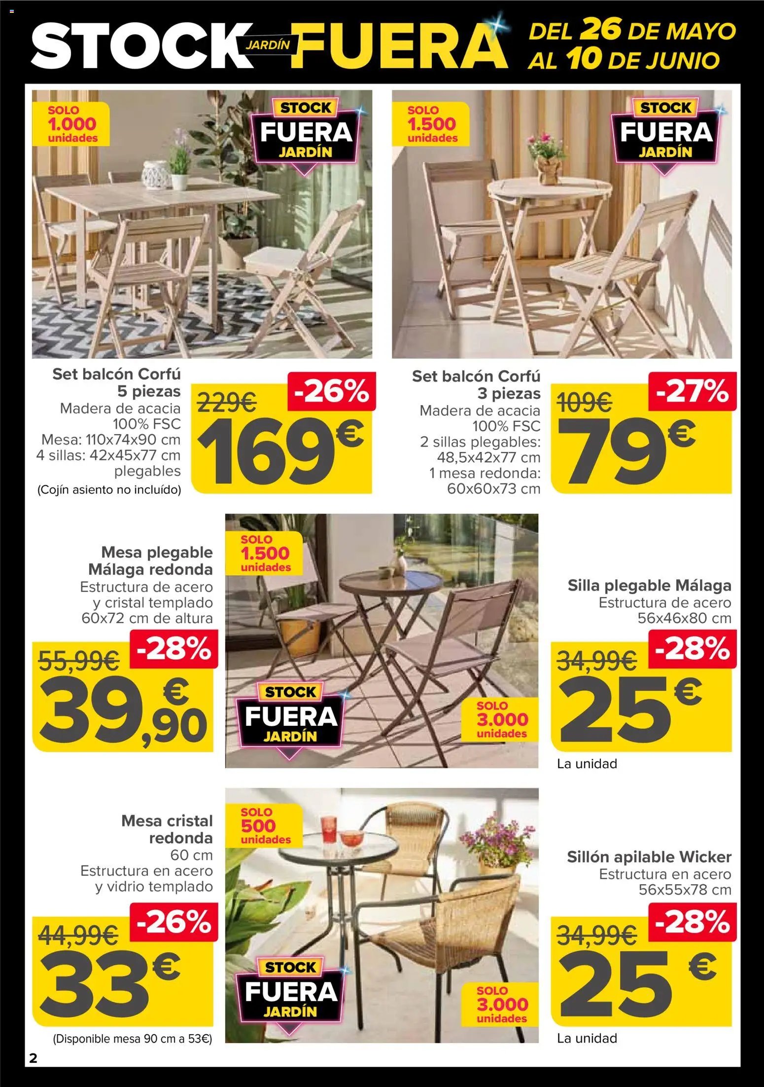 Carrefour Stock Fuera Jardin
