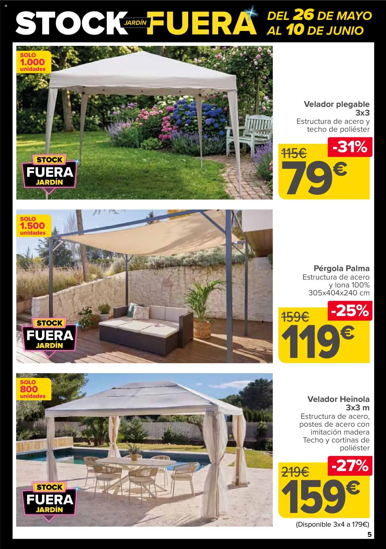 Carrefour Stock Fuera Jardin