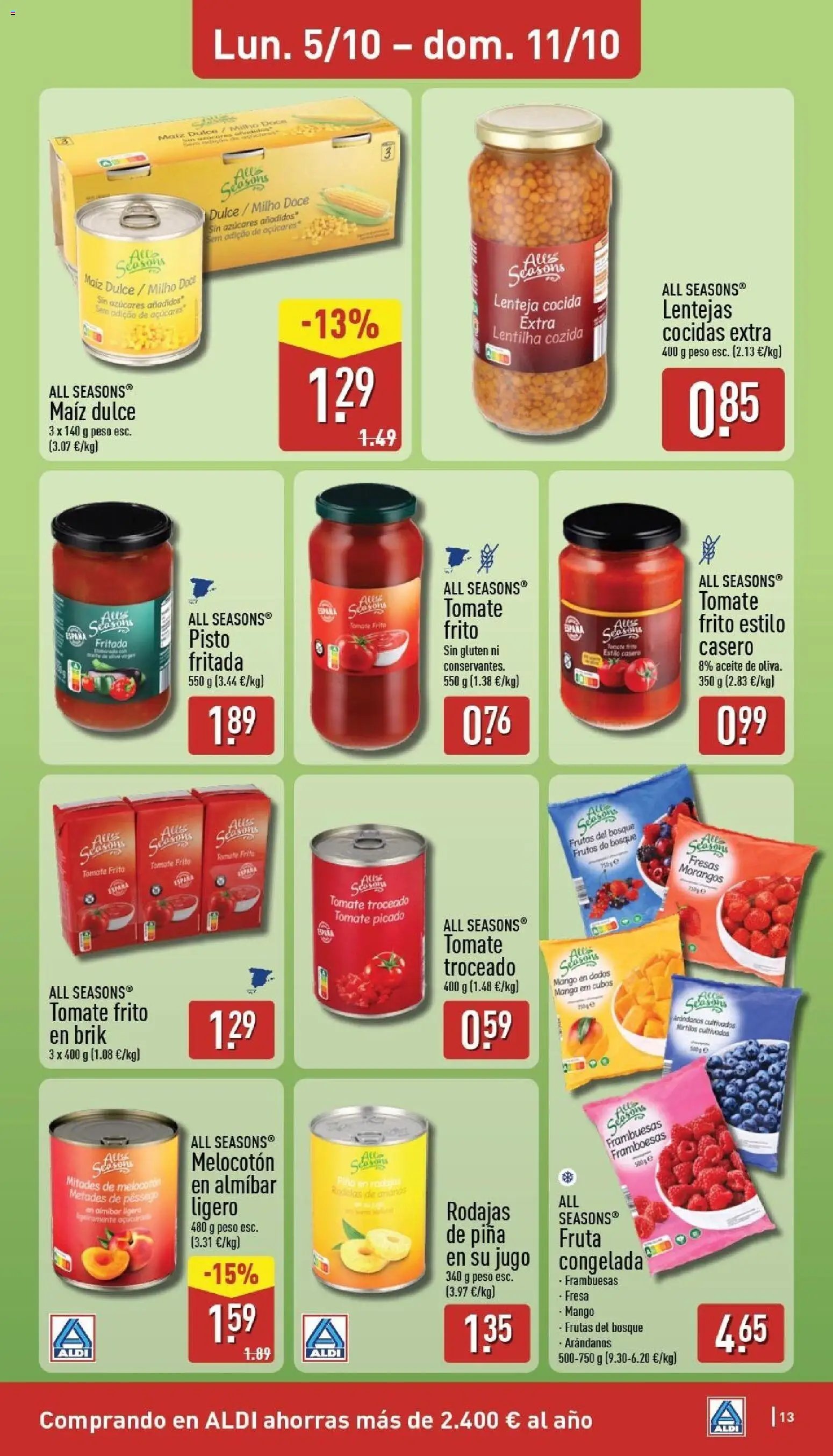 Aldi folleto Baleares