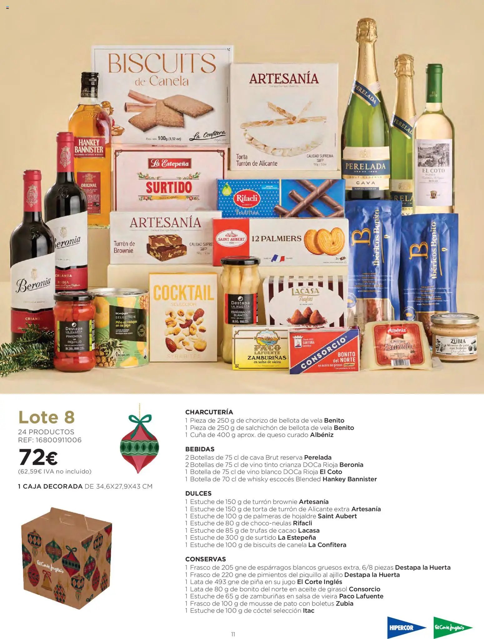 El Corte Inglés Cestas Navidad 2026