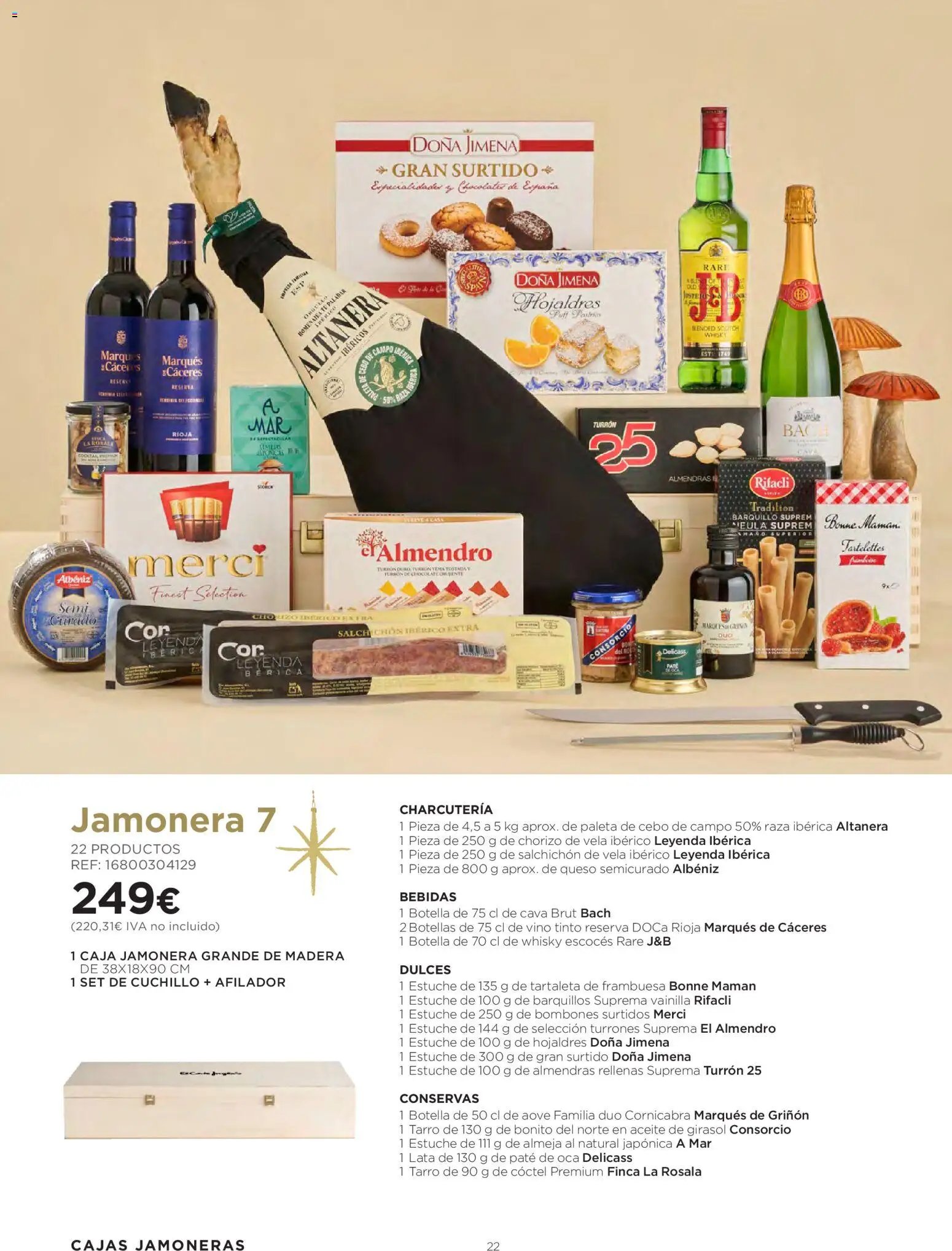 El Corte Inglés Cestas Navidad 2026
