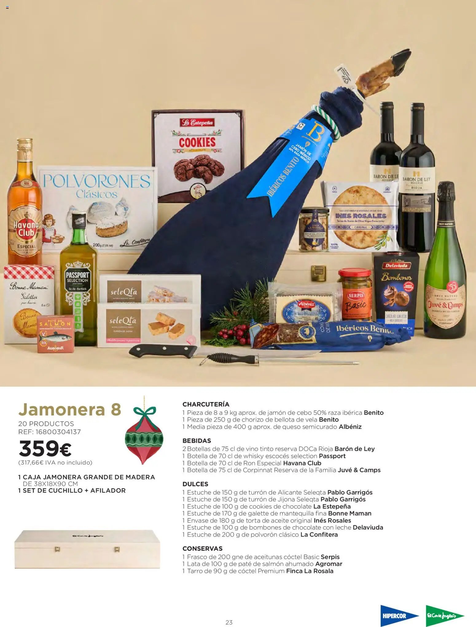 El Corte Inglés Cestas Navidad 2026