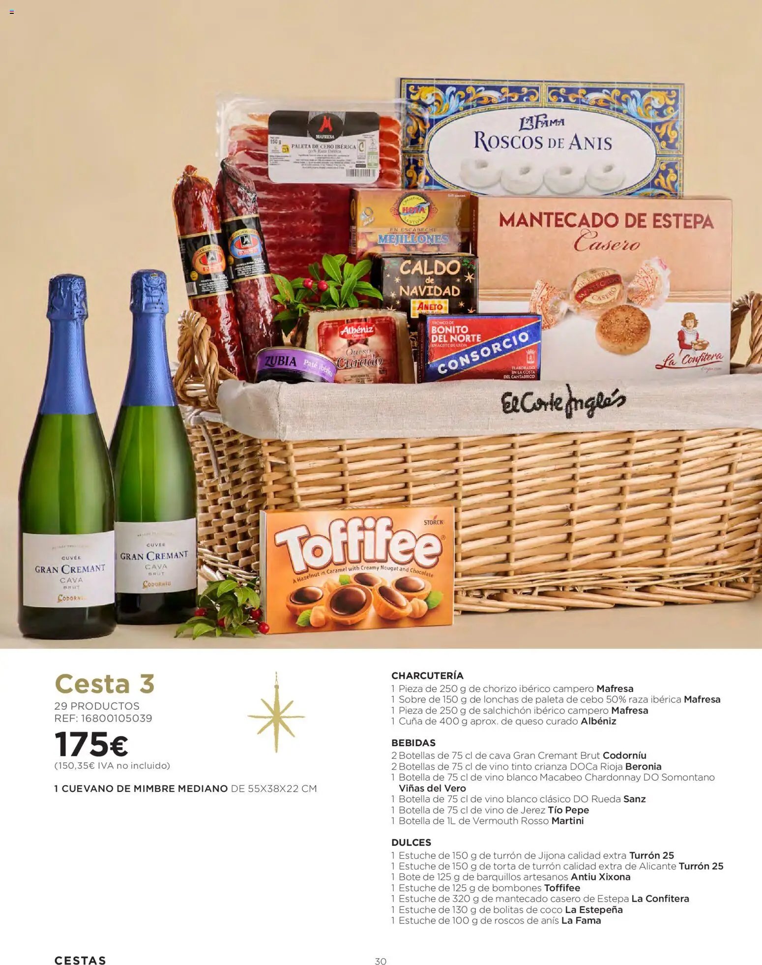 El Corte Inglés Cestas Navidad 2026