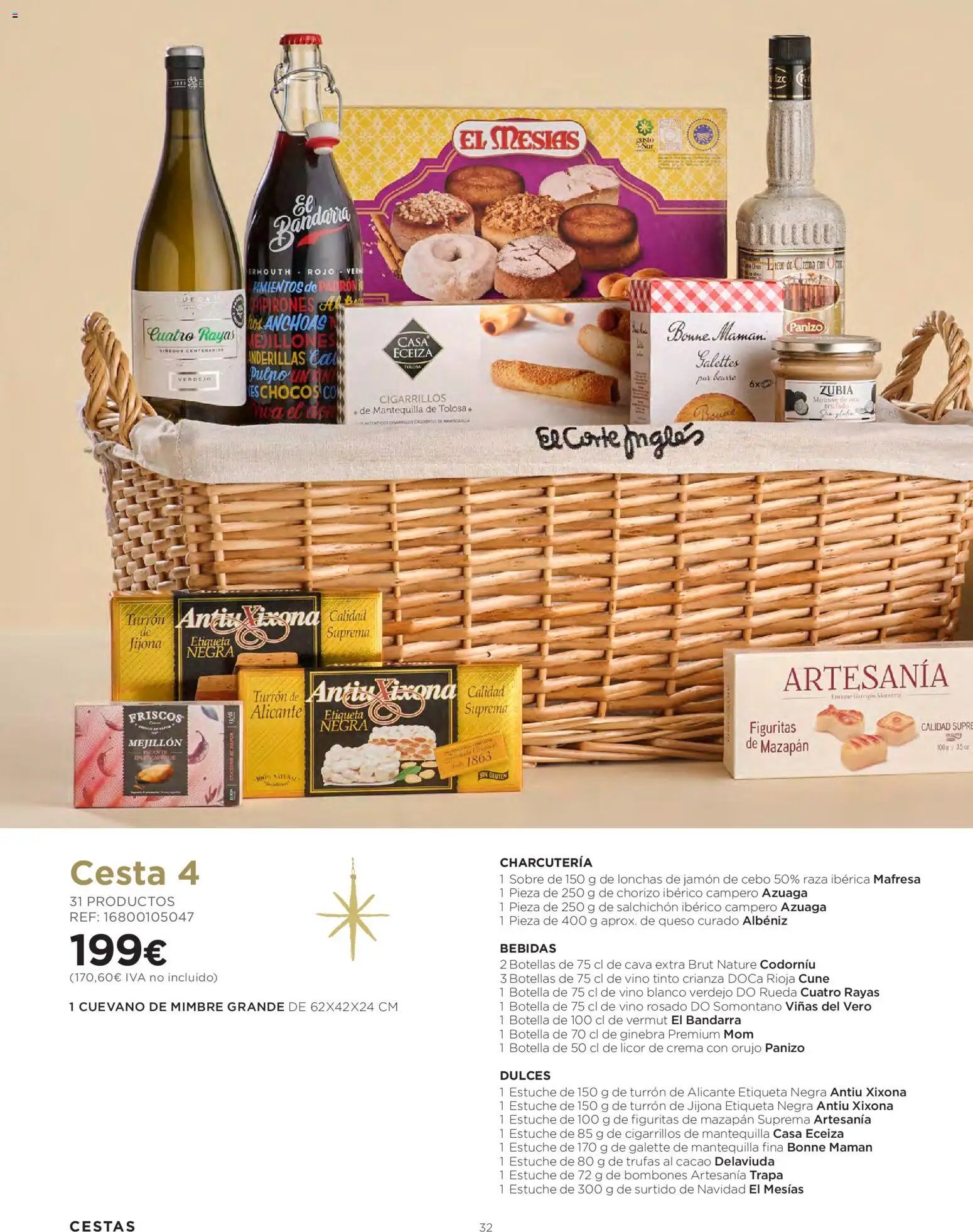 El Corte Inglés Cestas Navidad 2026