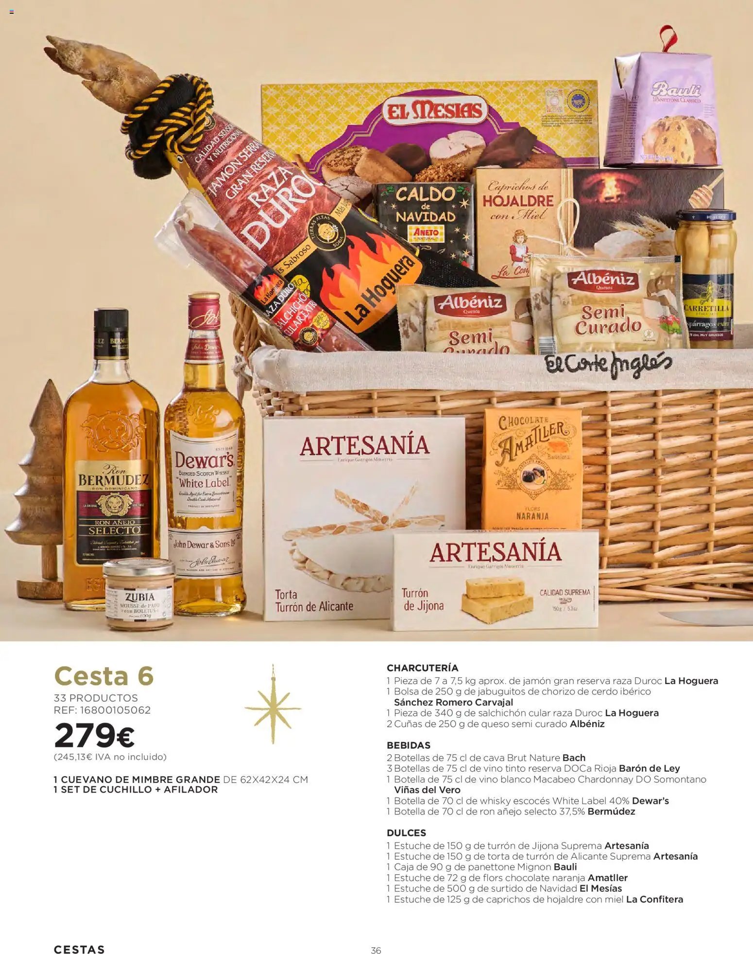 El Corte Inglés Cestas Navidad 2026