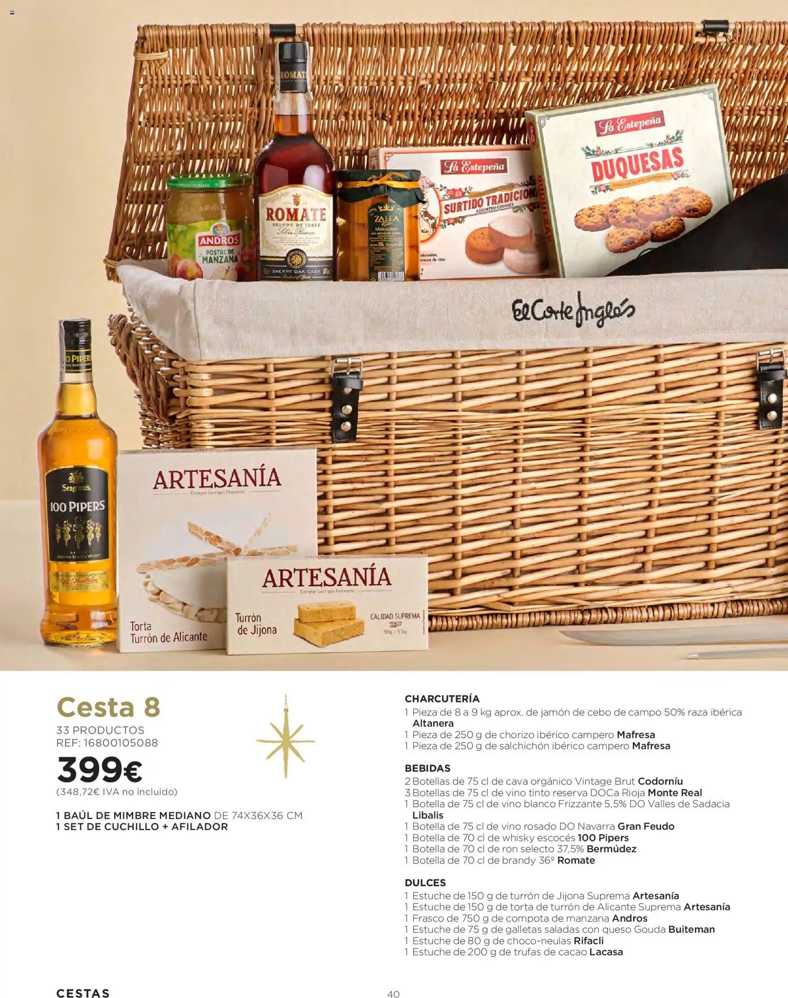 El Corte Inglés Cestas Navidad 2026