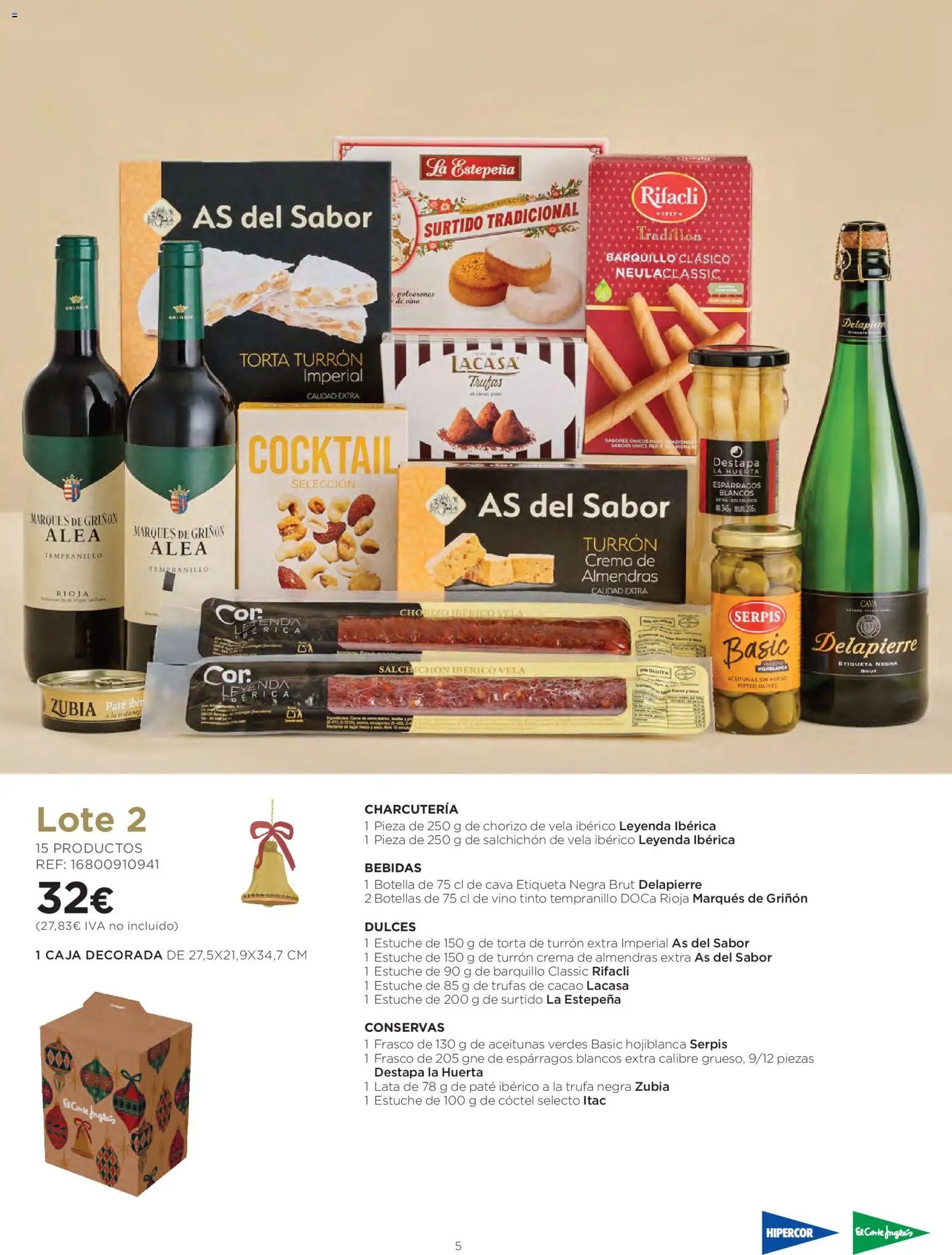 El Corte Inglés Cestas Navidad 2026