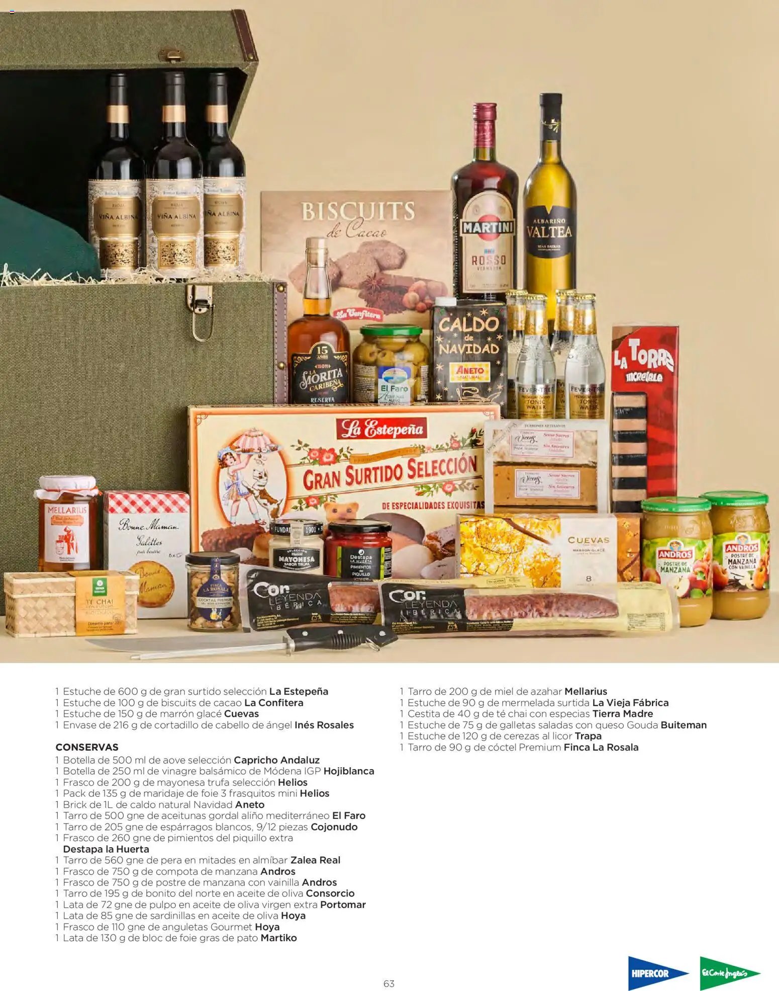 El Corte Inglés Cestas Navidad 2026