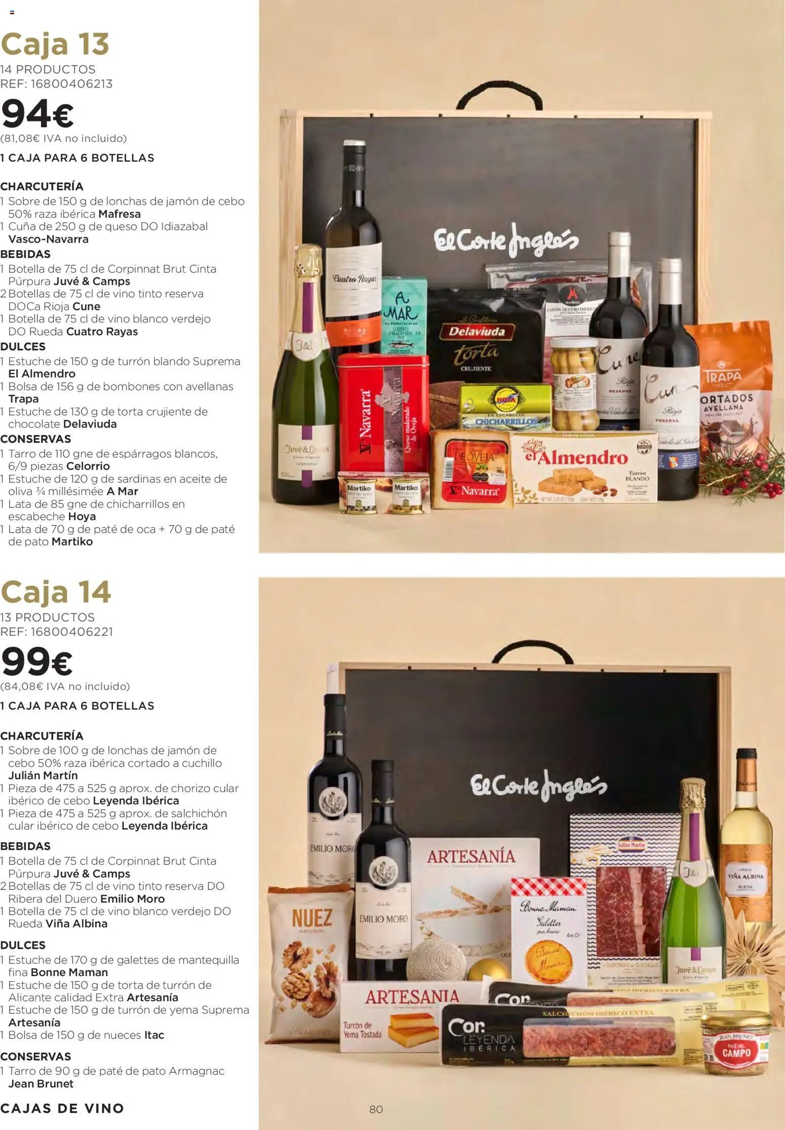 El Corte Inglés Cestas Navidad 2026