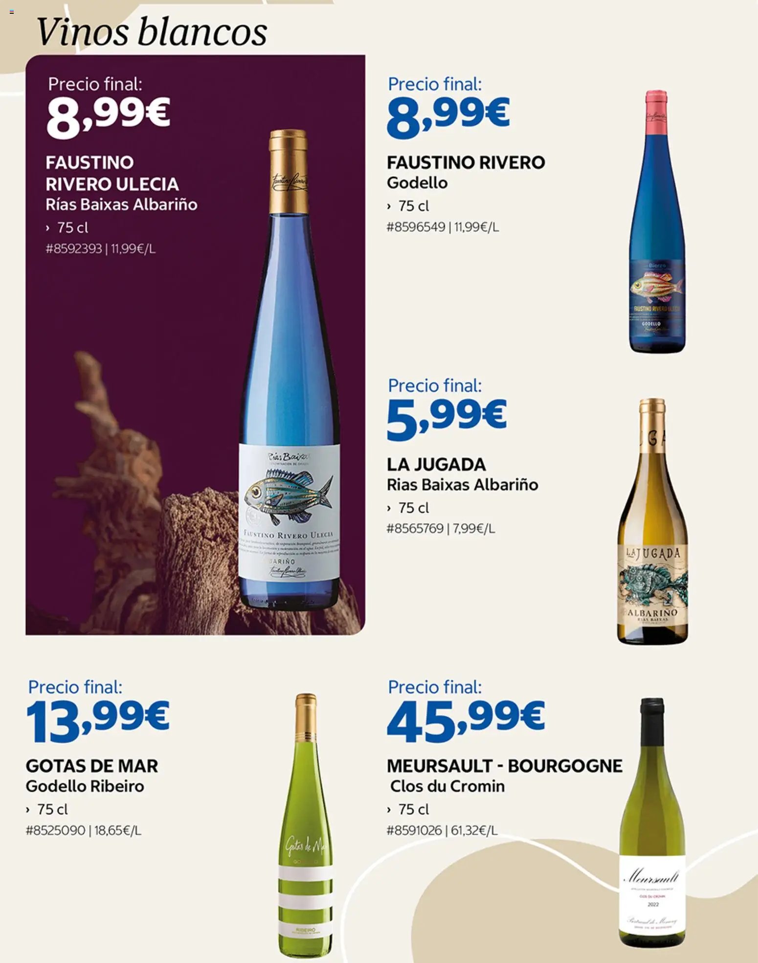 Costco catálogo Vinos