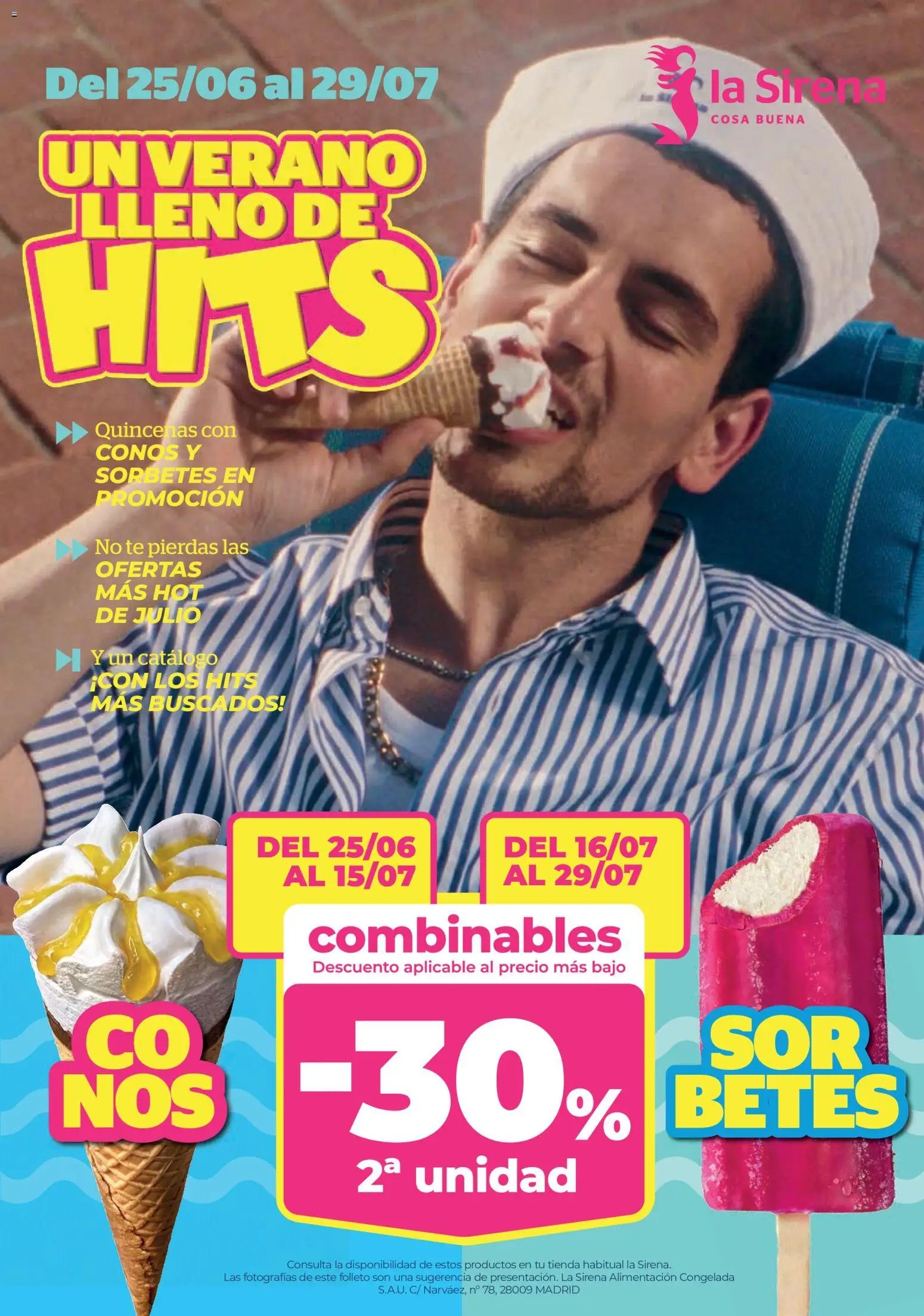 La Sirena Catálogo de helados