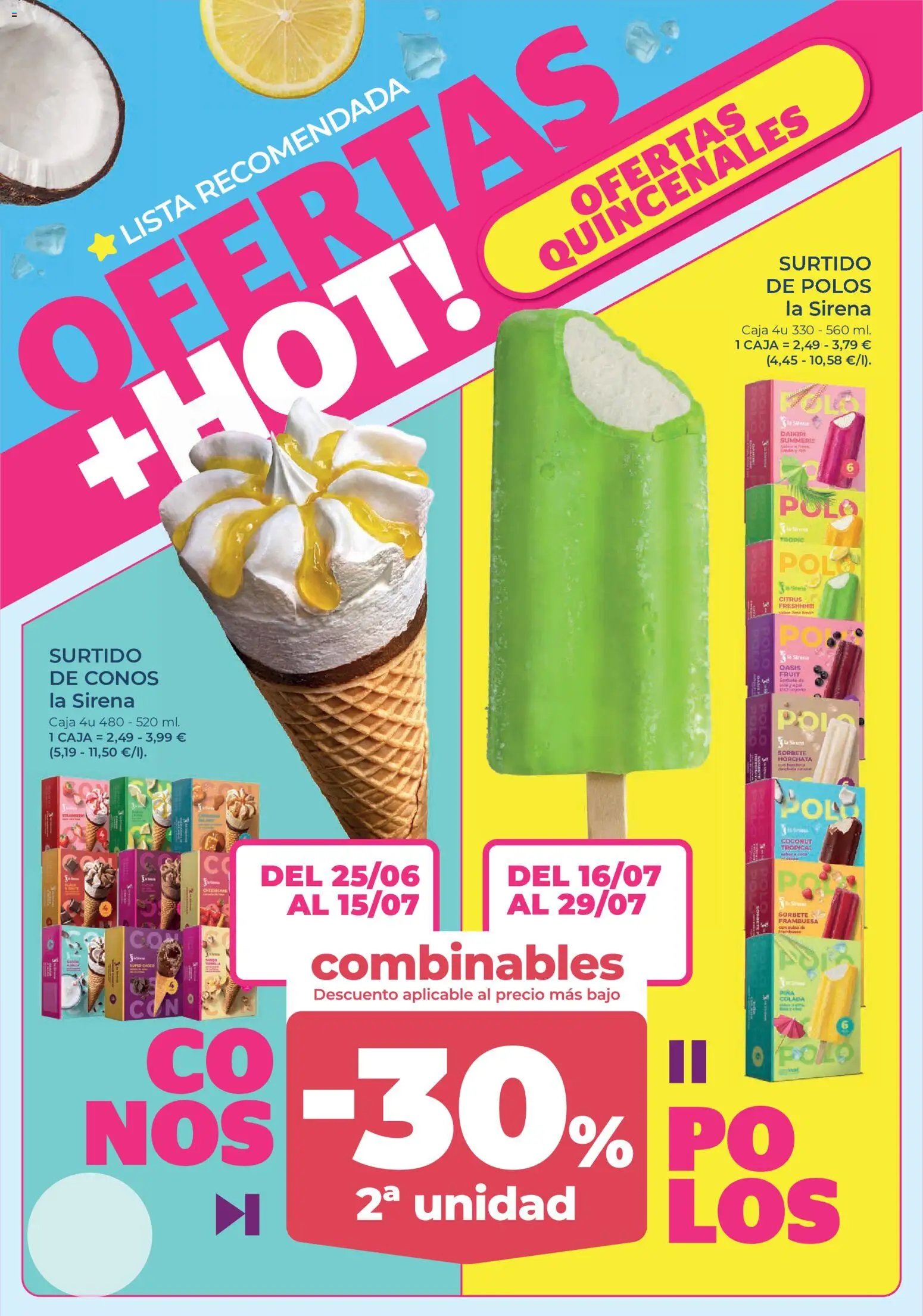 La Sirena Catálogo de helados