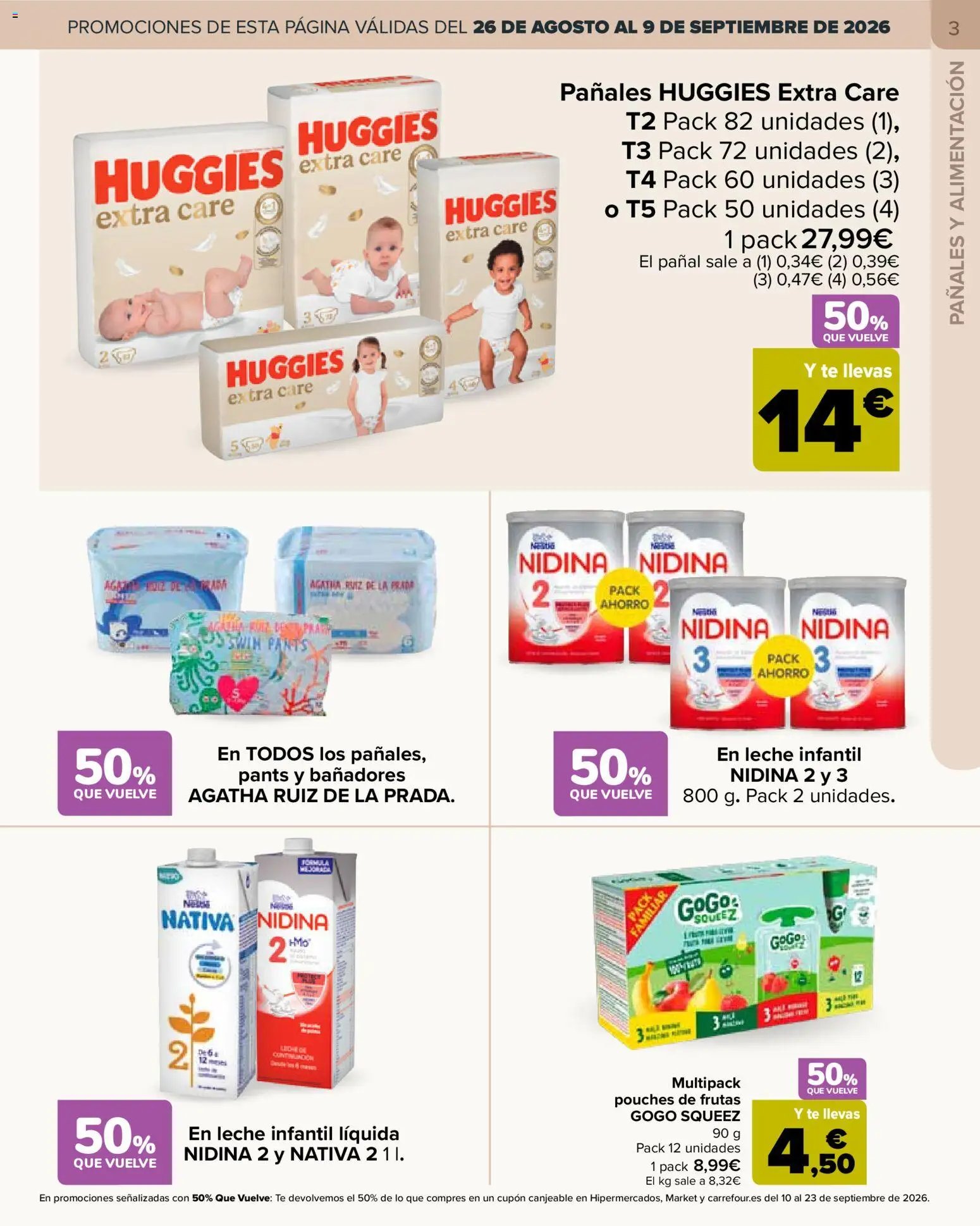 Carrefour folleto Bebé
