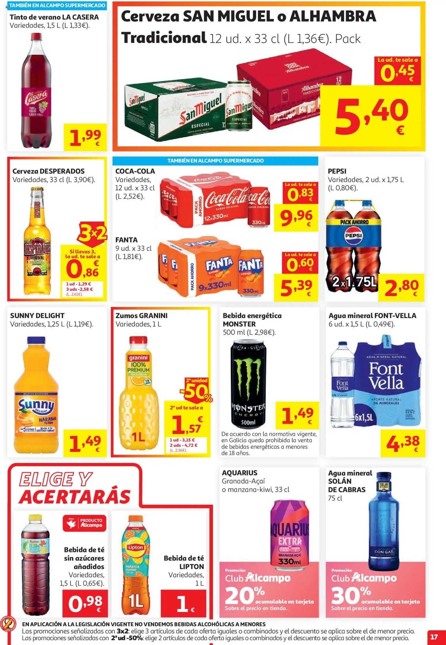 Alcampo HG Nacional Unico No Litoral