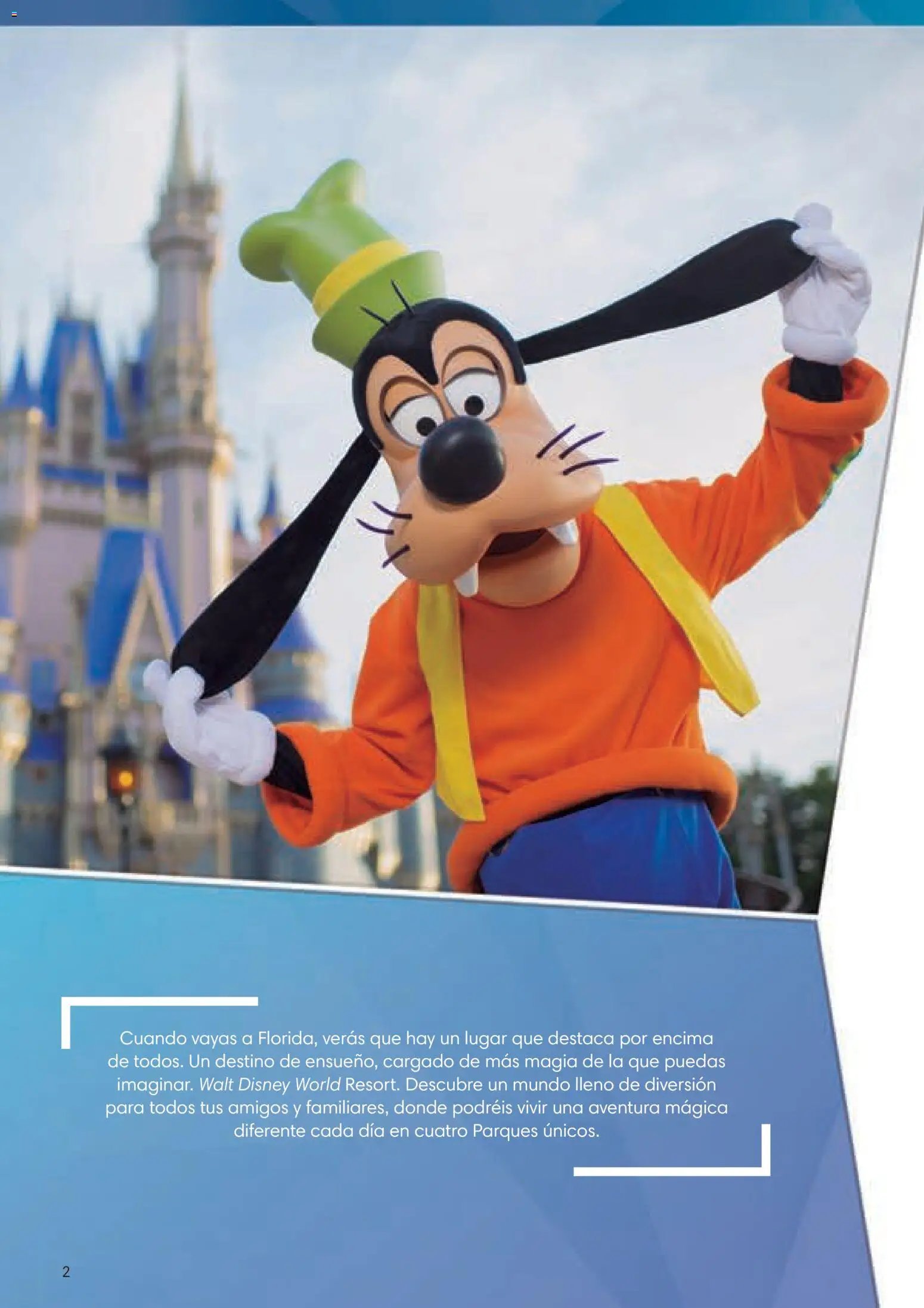 Viajes El Corte Inglés Folleto Walt Disney World