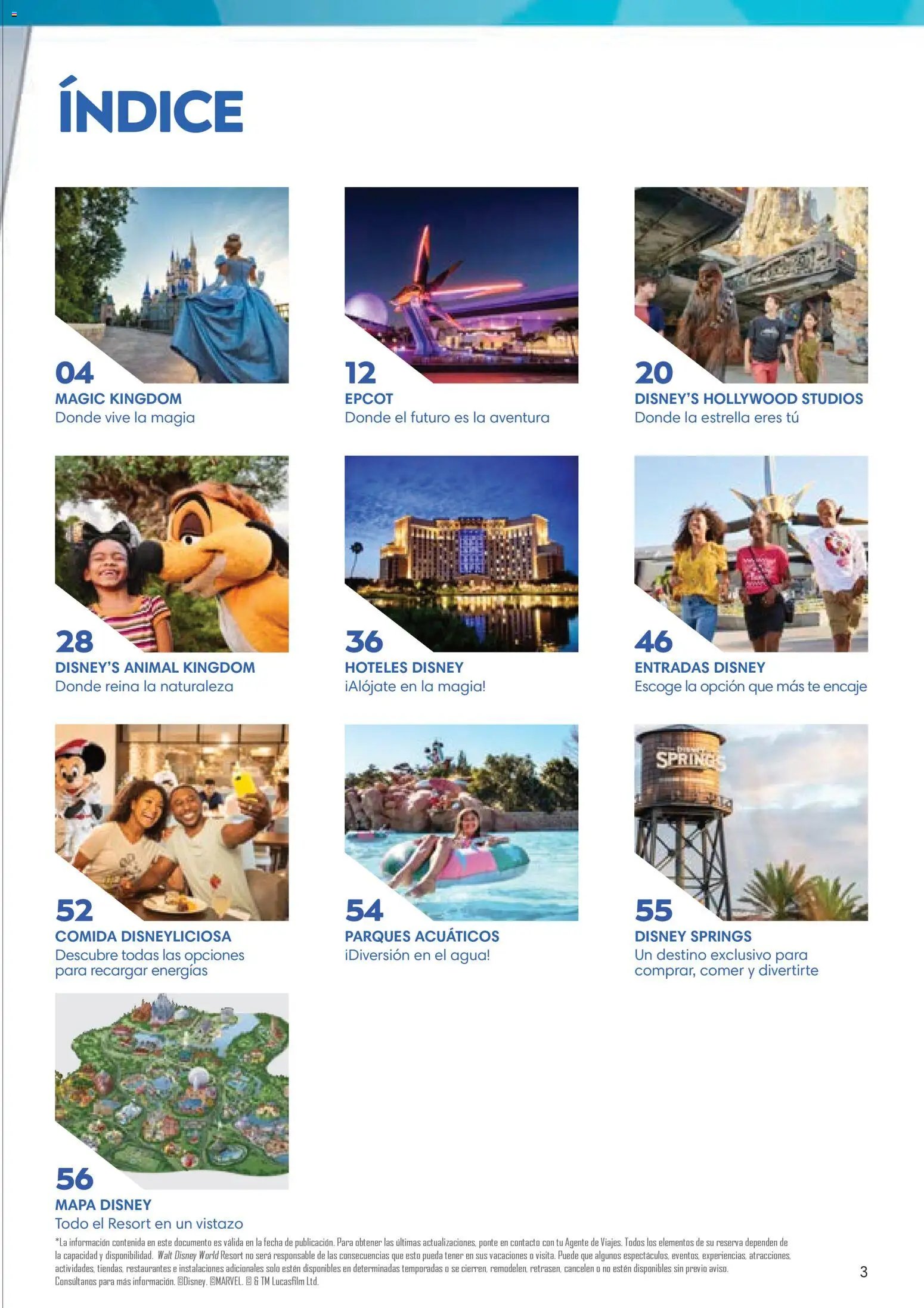 Viajes El Corte Inglés Folleto Walt Disney World