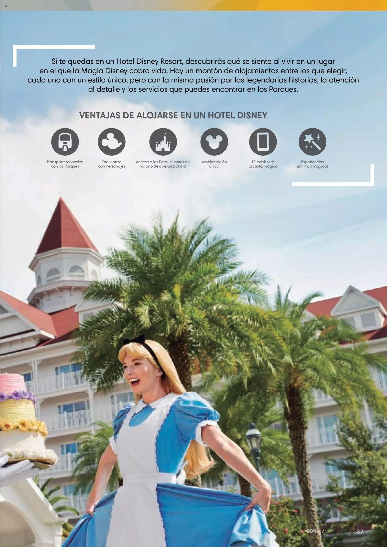 Viajes El Corte Inglés Folleto Walt Disney World