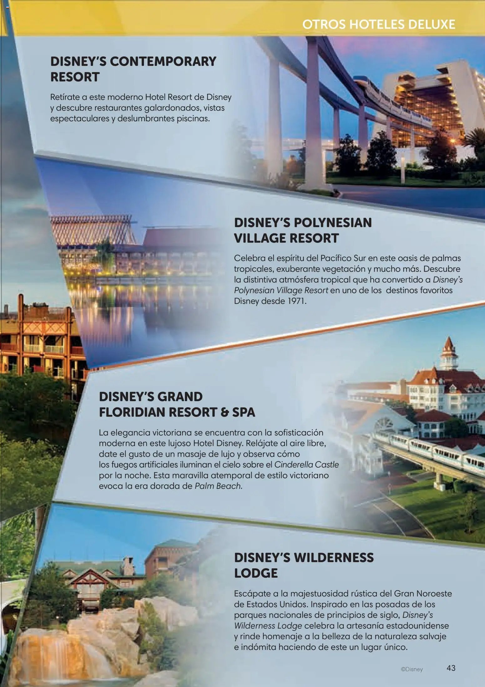 Viajes El Corte Inglés Folleto Walt Disney World