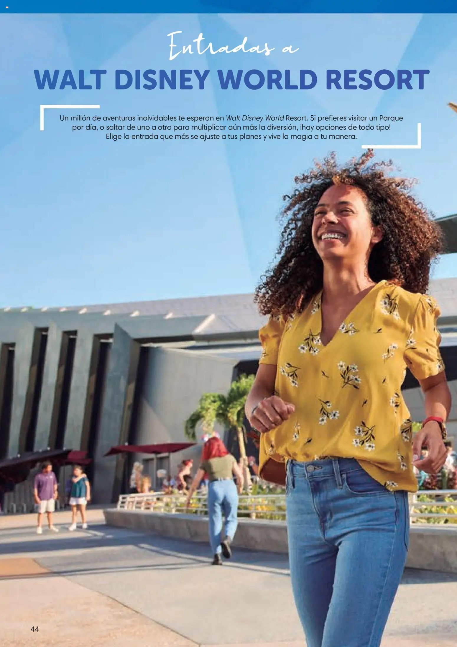Viajes El Corte Inglés Folleto Walt Disney World