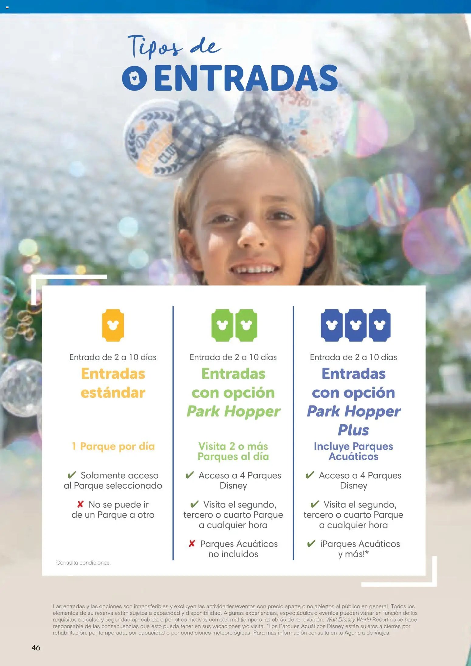 Viajes El Corte Inglés Folleto Walt Disney World
