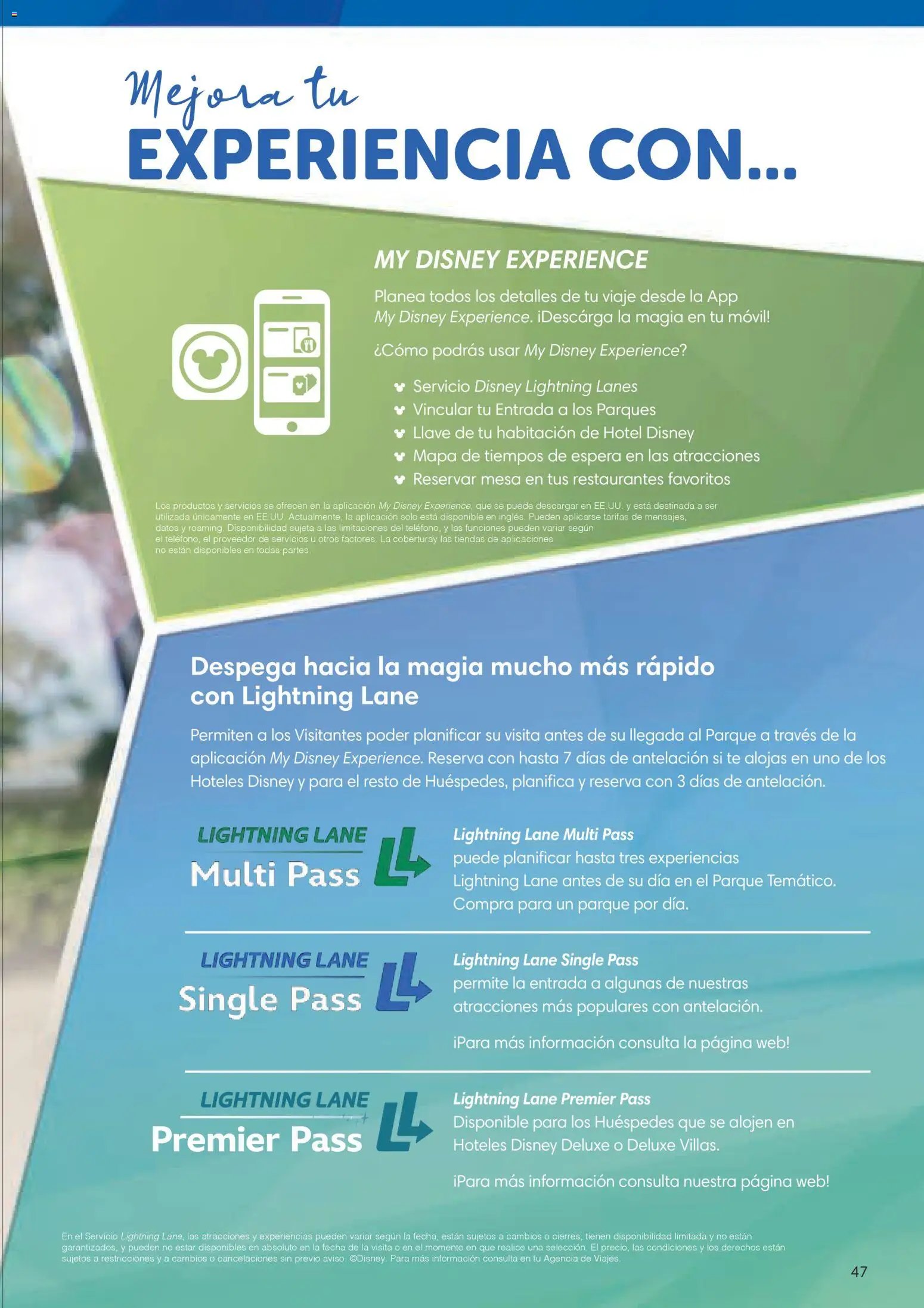 Viajes El Corte Inglés Folleto Walt Disney World