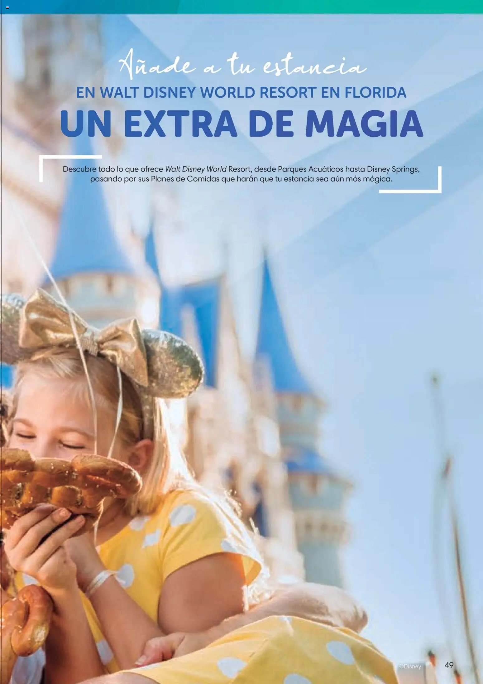 Viajes El Corte Inglés Folleto Walt Disney World