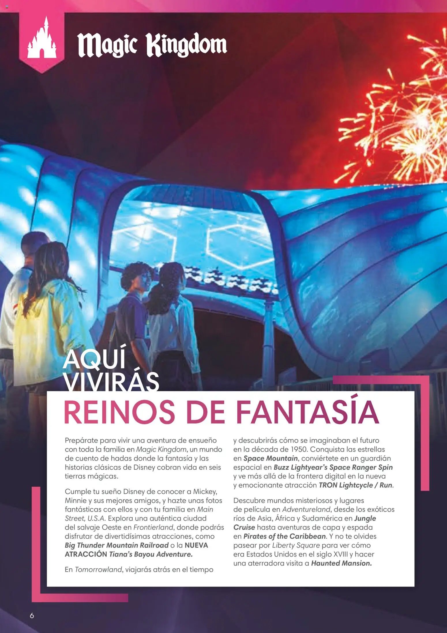 Viajes El Corte Inglés Folleto Walt Disney World
