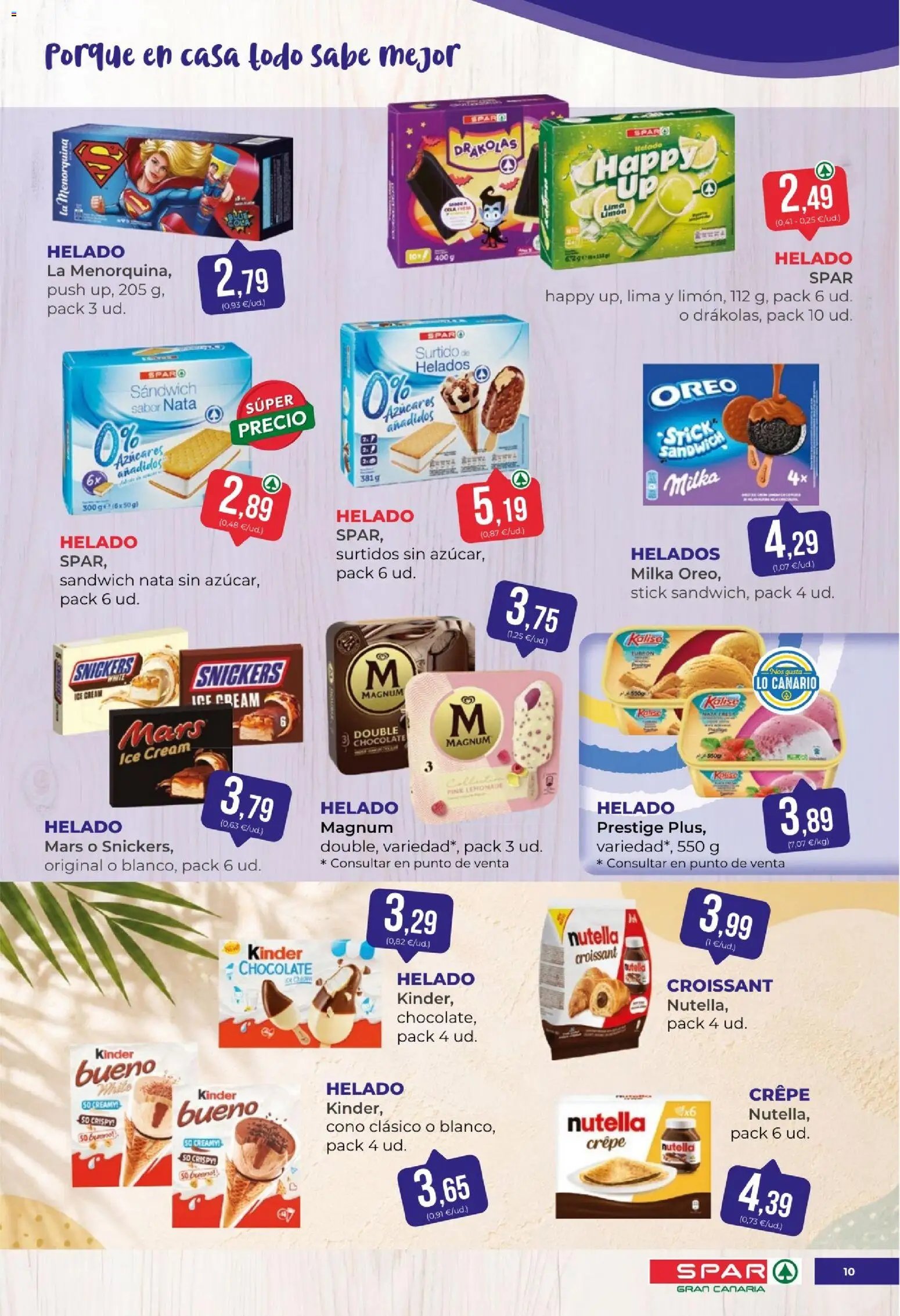 Spar folleto