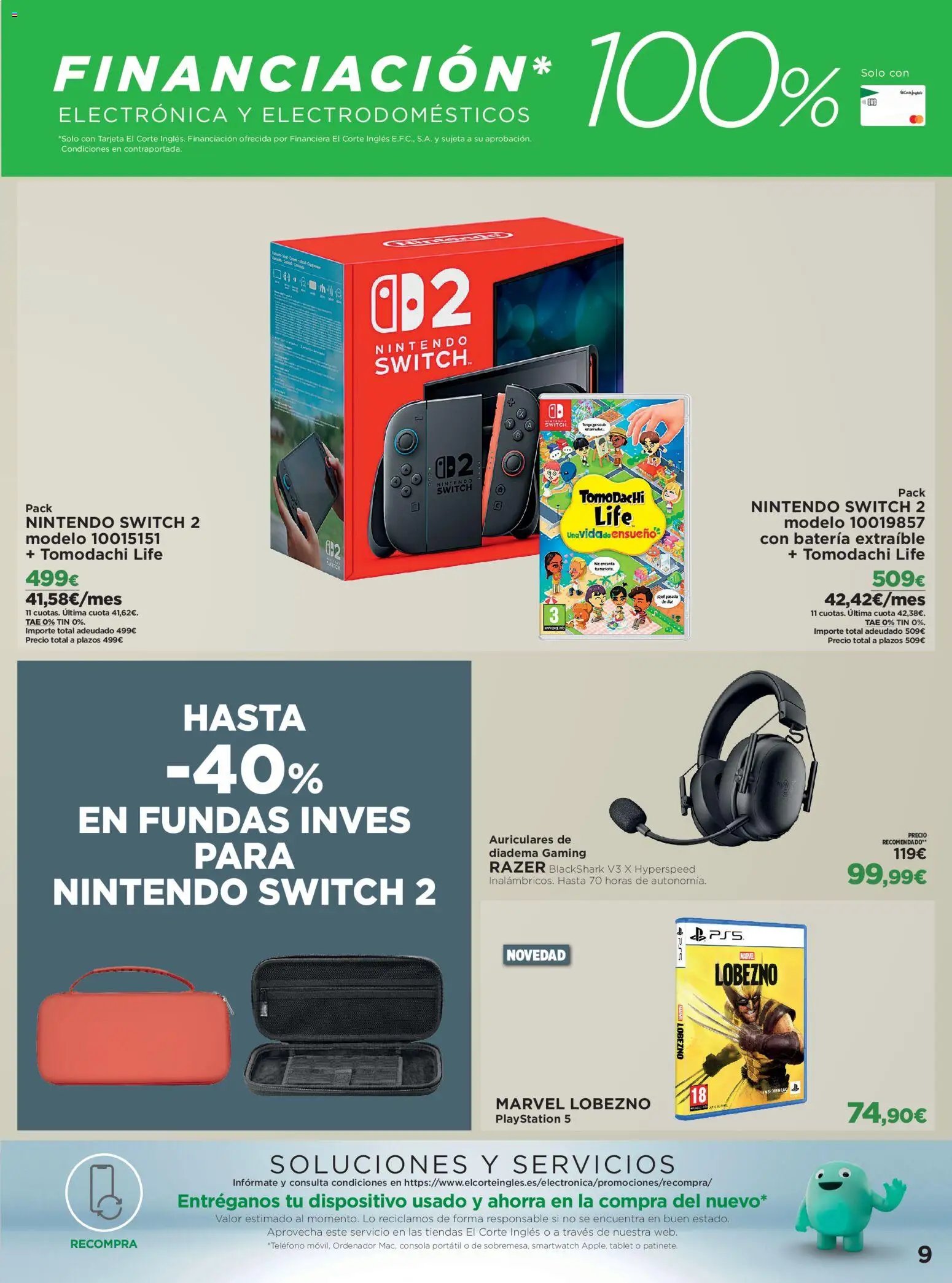 El Corte Inglés Volver tiene sus ventajas