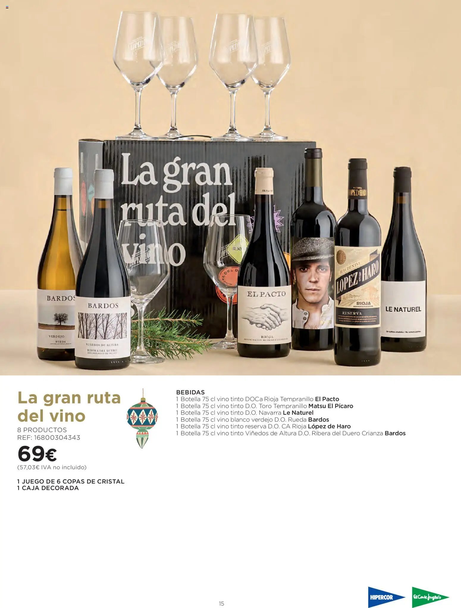 El Corte Inglés Cestas Navidad 2026 Cataluňa