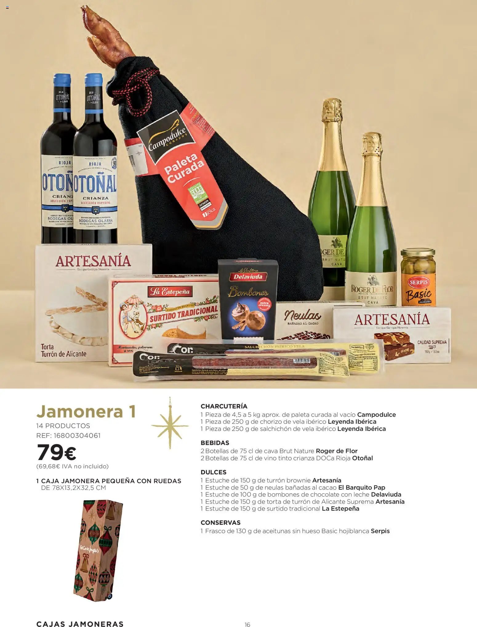 El Corte Inglés Cestas Navidad 2026 Cataluňa