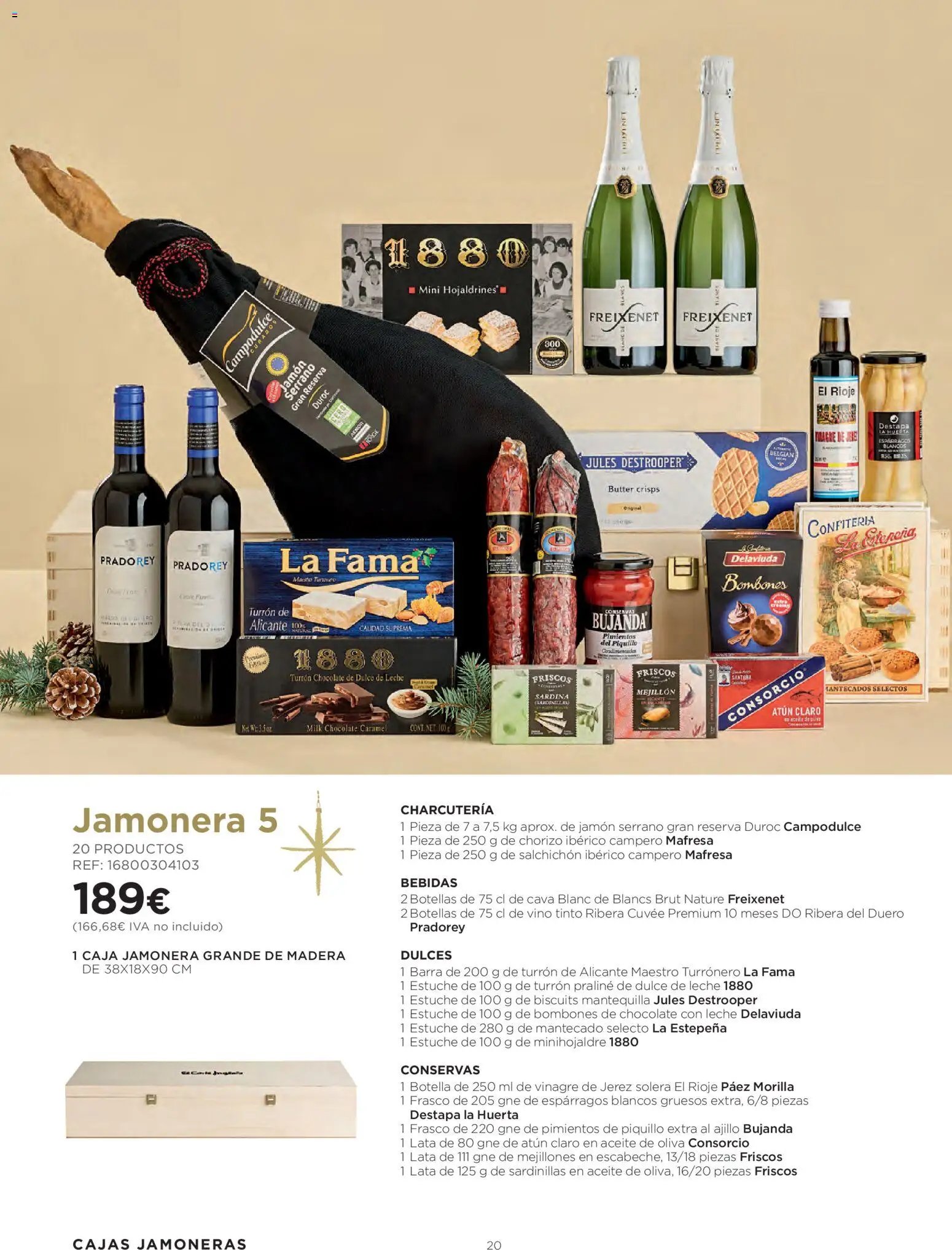 El Corte Inglés Cestas Navidad 2026 Cataluňa