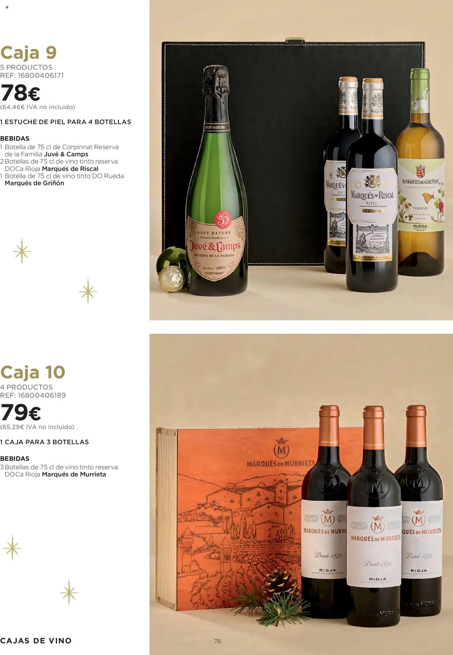 El Corte Inglés Cestas Navidad 2026 Cataluňa