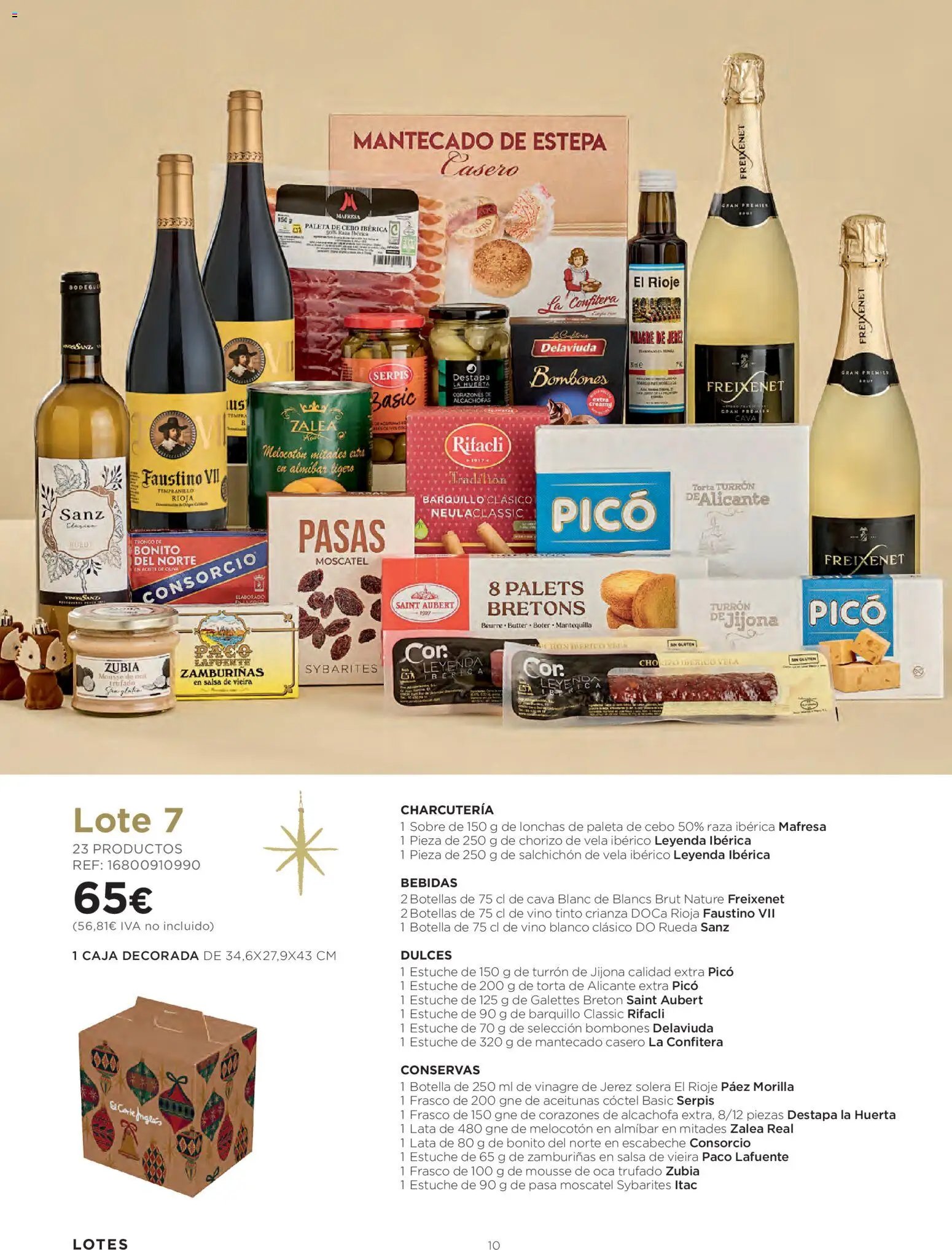 El Corte Inglés Cestas Navidad 2026 Cataluňa