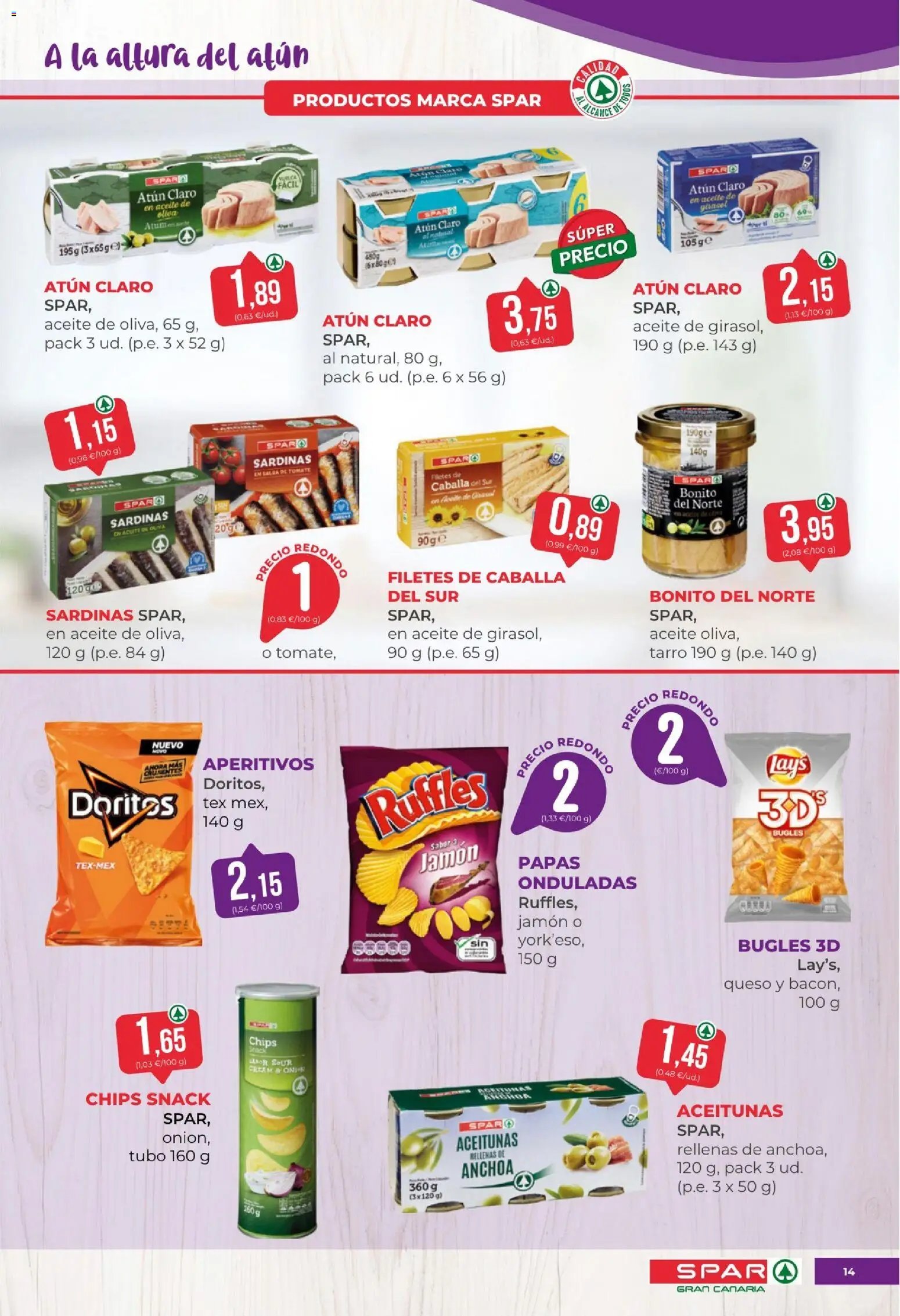 Spar folleto